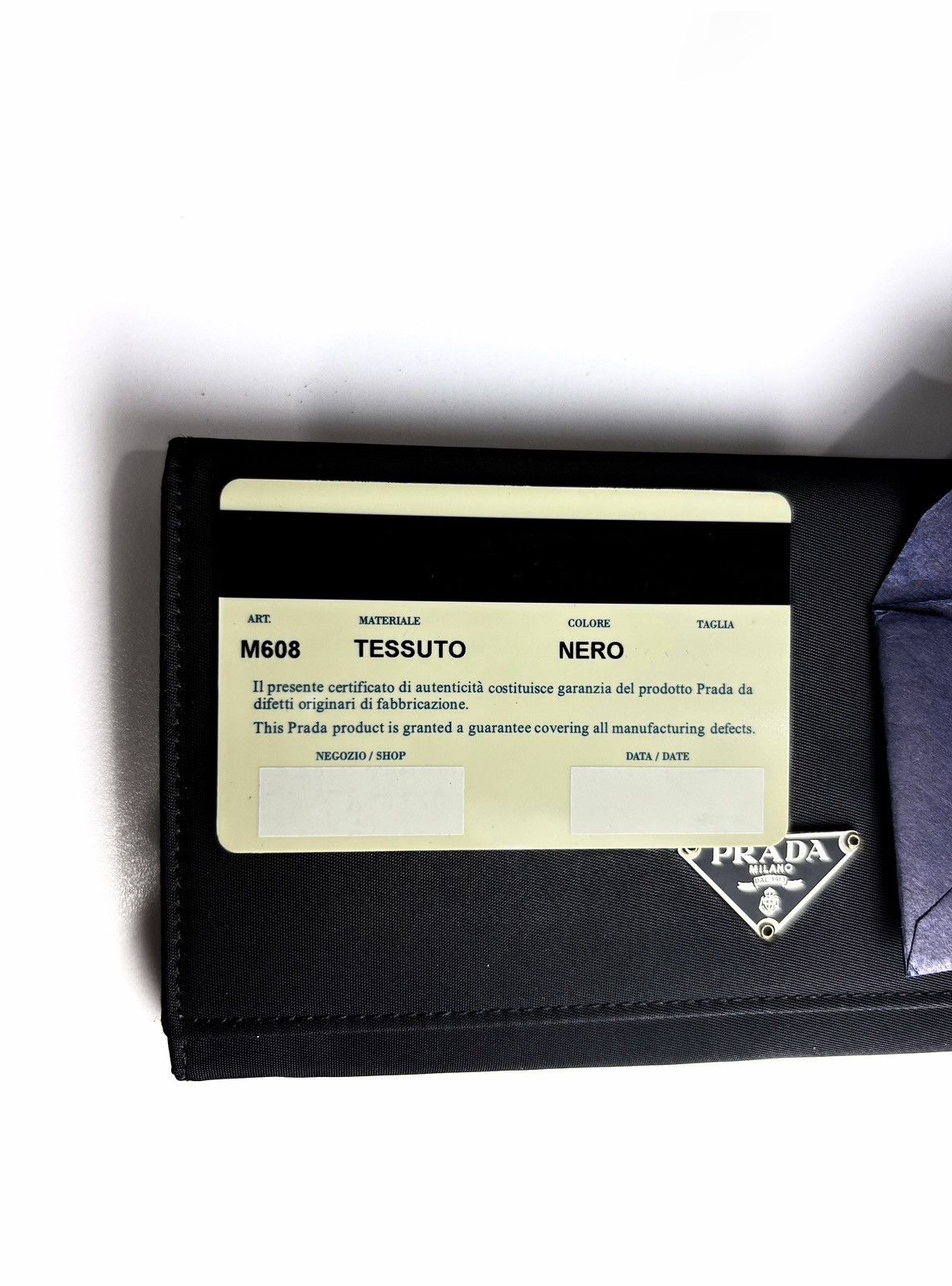 Prada Prada Tessuto Nero Long Wallet Size ONE SIZE - 13 Thumbnail