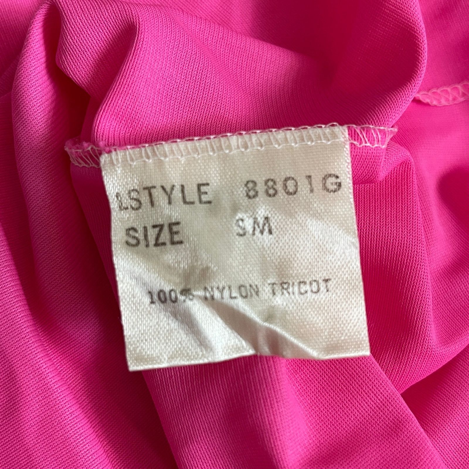 Other VINTAGE 70s Hot Pink Nightgown Size Small Size ONE SIZE - 6 Thumbnail