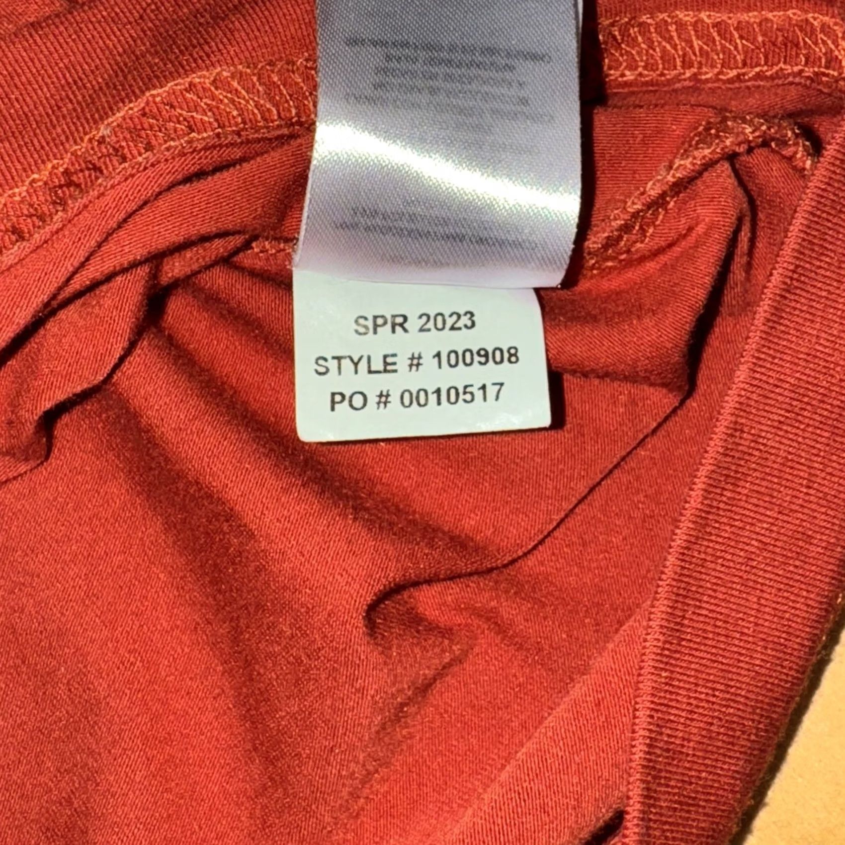 Rhone Rhone Shirt Mens 2XL Red Crewneck Organic Pima Cotton Comfort Casual SPR 2023 Size US XXL / EU 58 / 5 - 7 Thumbnail