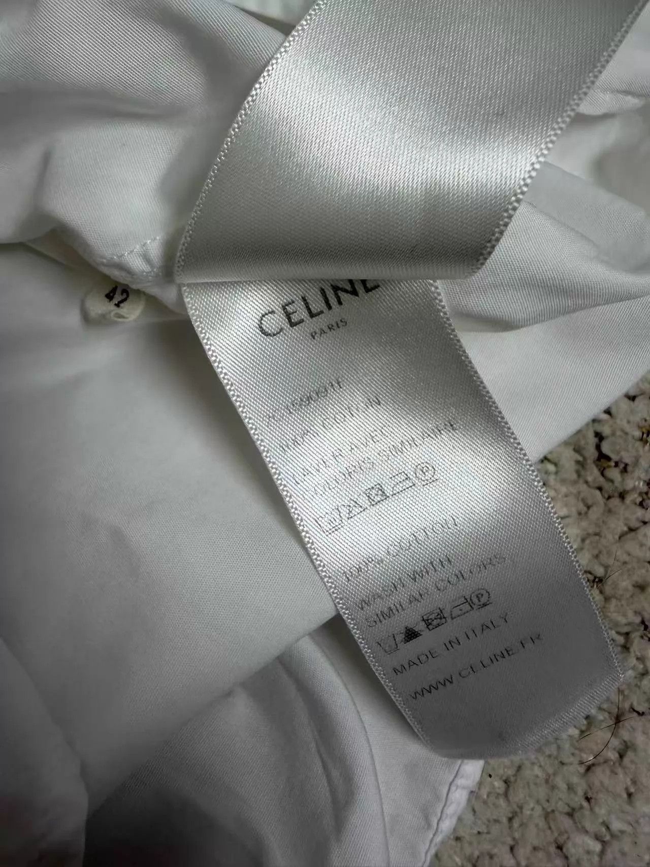 Celine CELINE Lace-Trimmed Shirt 42 Size M / US 6-8 / IT 42-44 - 4 Thumbnail