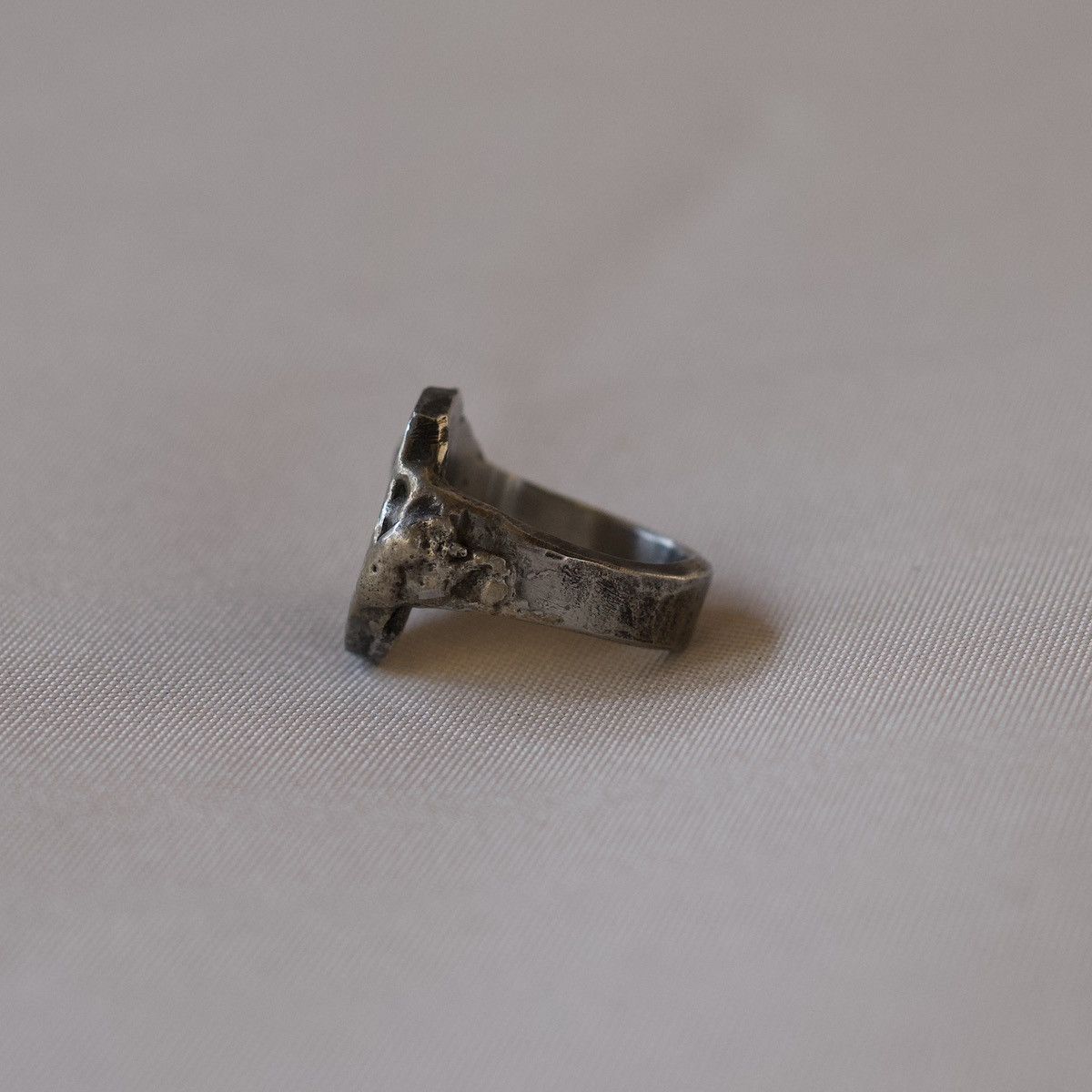 Handmade Lee Brennan Design - Custom Signet Ring Size ONE SIZE - 2 Thumbnail