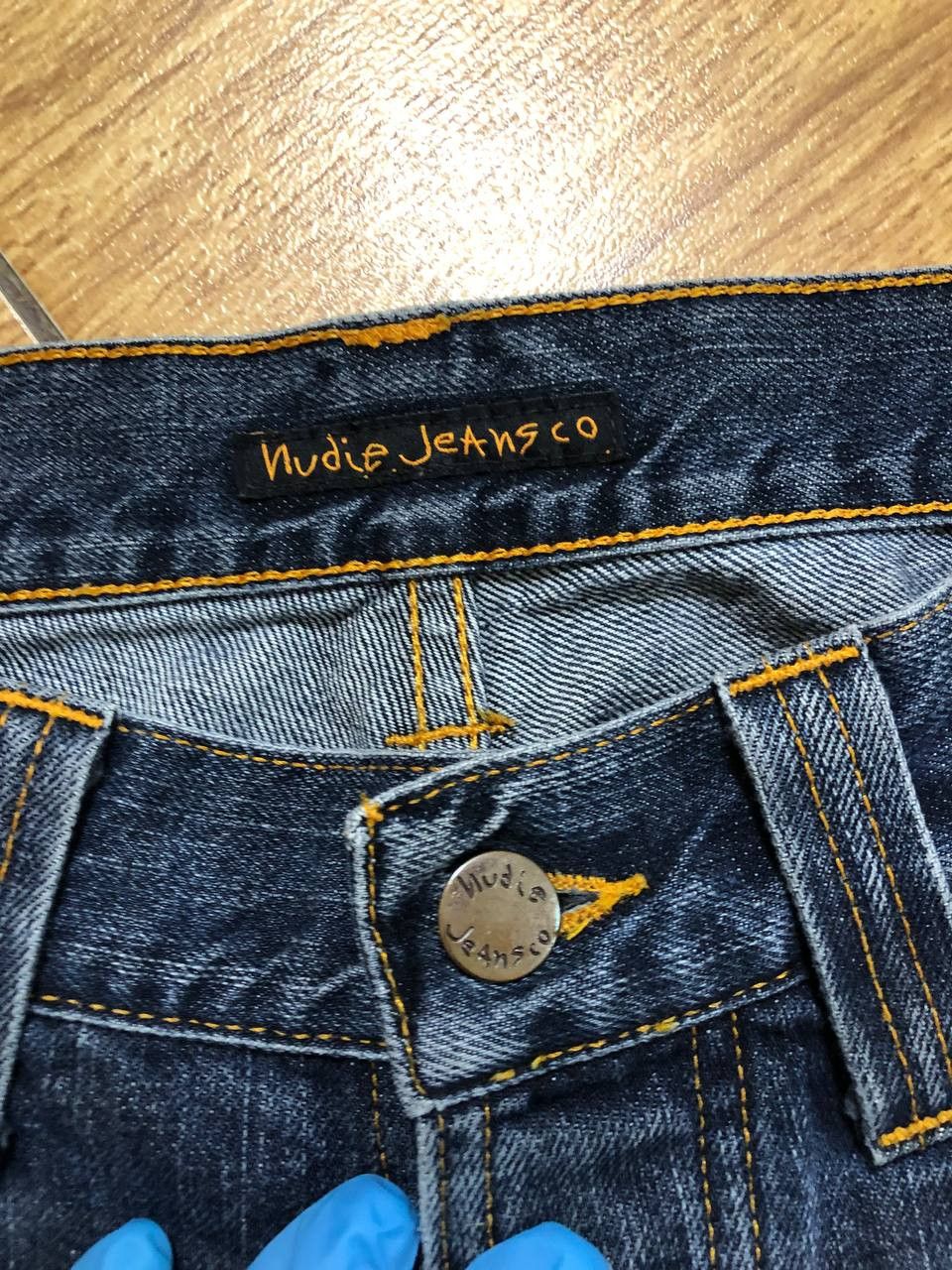Nudie Jeans NUDIE STEADY EDDIE Blue Wash Denim Straight Jeans Size US 30 / EU 46 - 2 Thumbnail