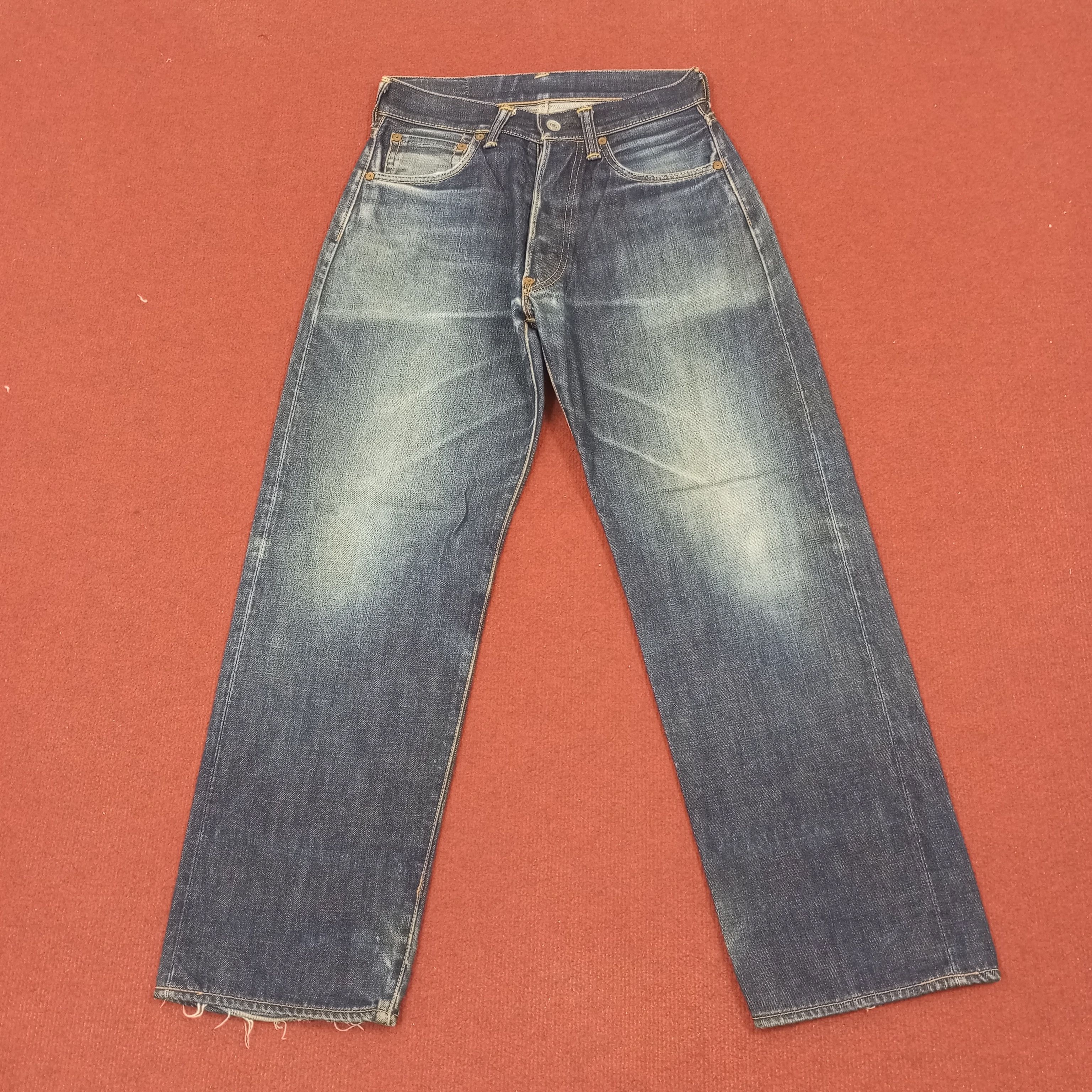 Evisu × Japanese Brand × Vintage Evisu Japanese Brand Fashion Style Custom Daicock Jeans Size US 27 - 4 Thumbnail