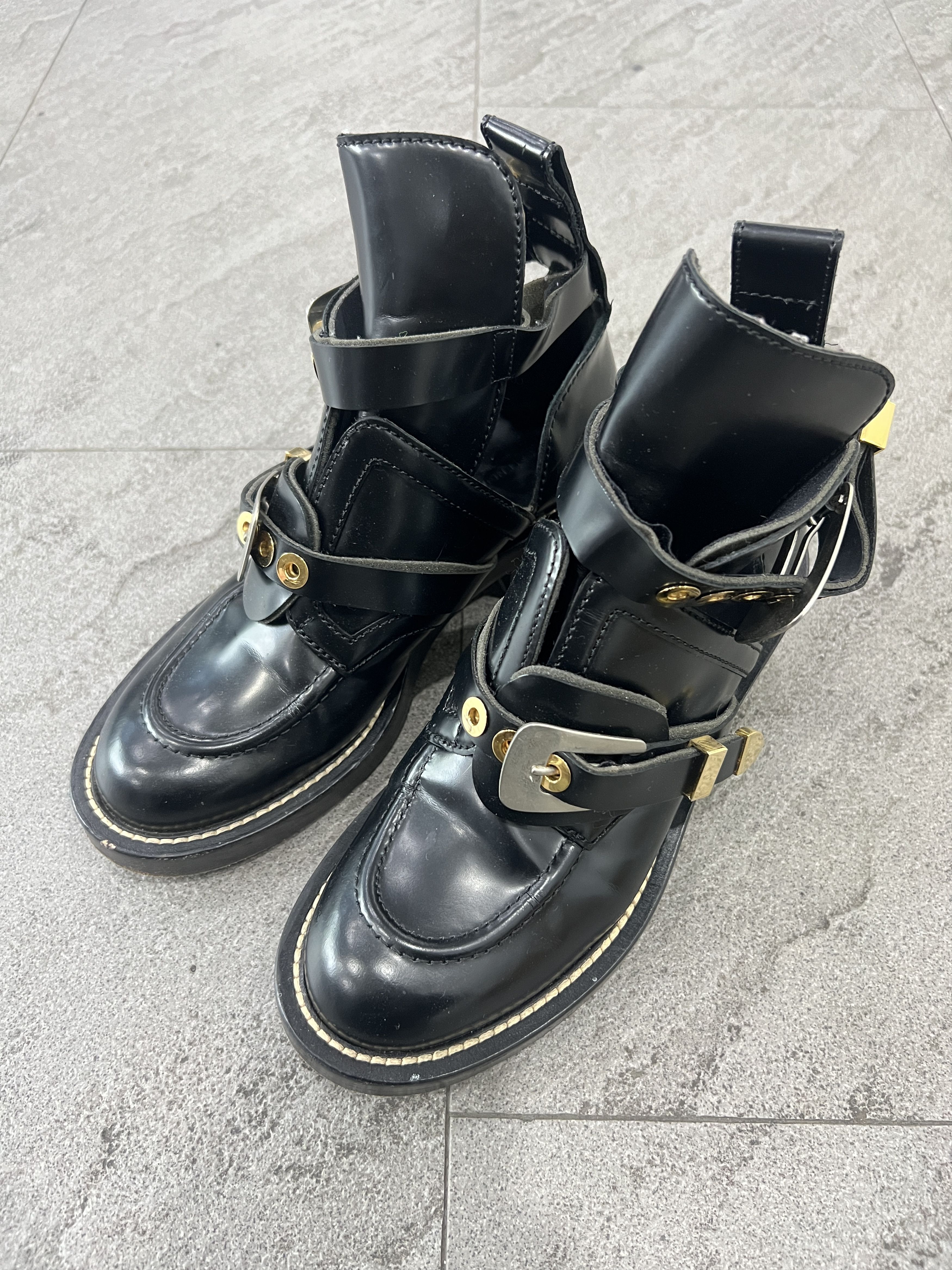 Balenciaga Balenciaga Ceinture Buckle Boots 37.5 Size US 7.5 / IT 37.5 - 3 Thumbnail