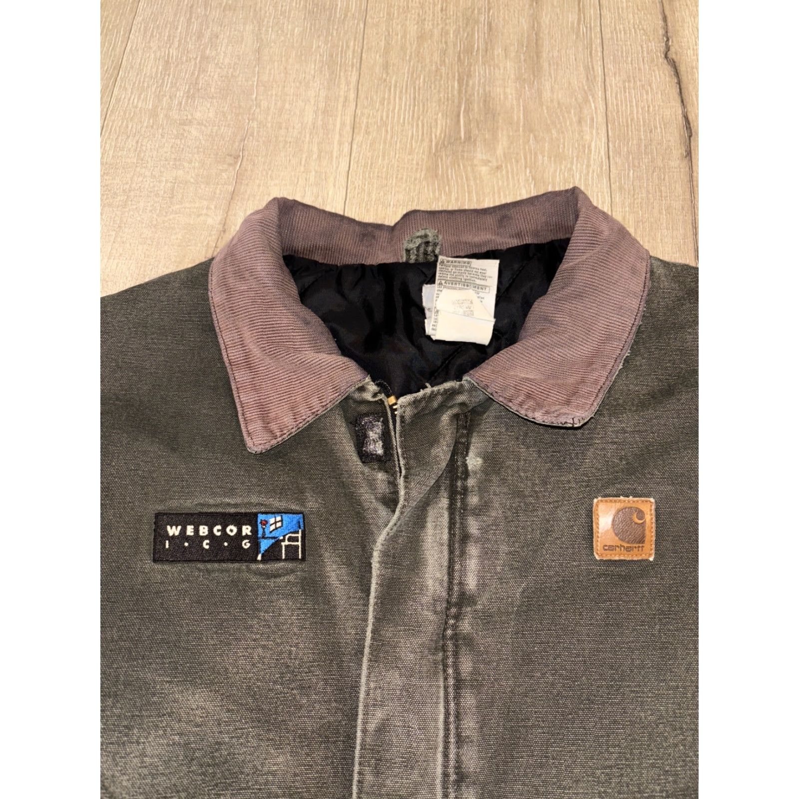Carhartt Vtg Carhartt J22 MOS Arctic Quilt Lined Moss Duck Work Jacket Mens Sz 2XL Green Size US XXL / EU 58 / 5 - 7 Thumbnail