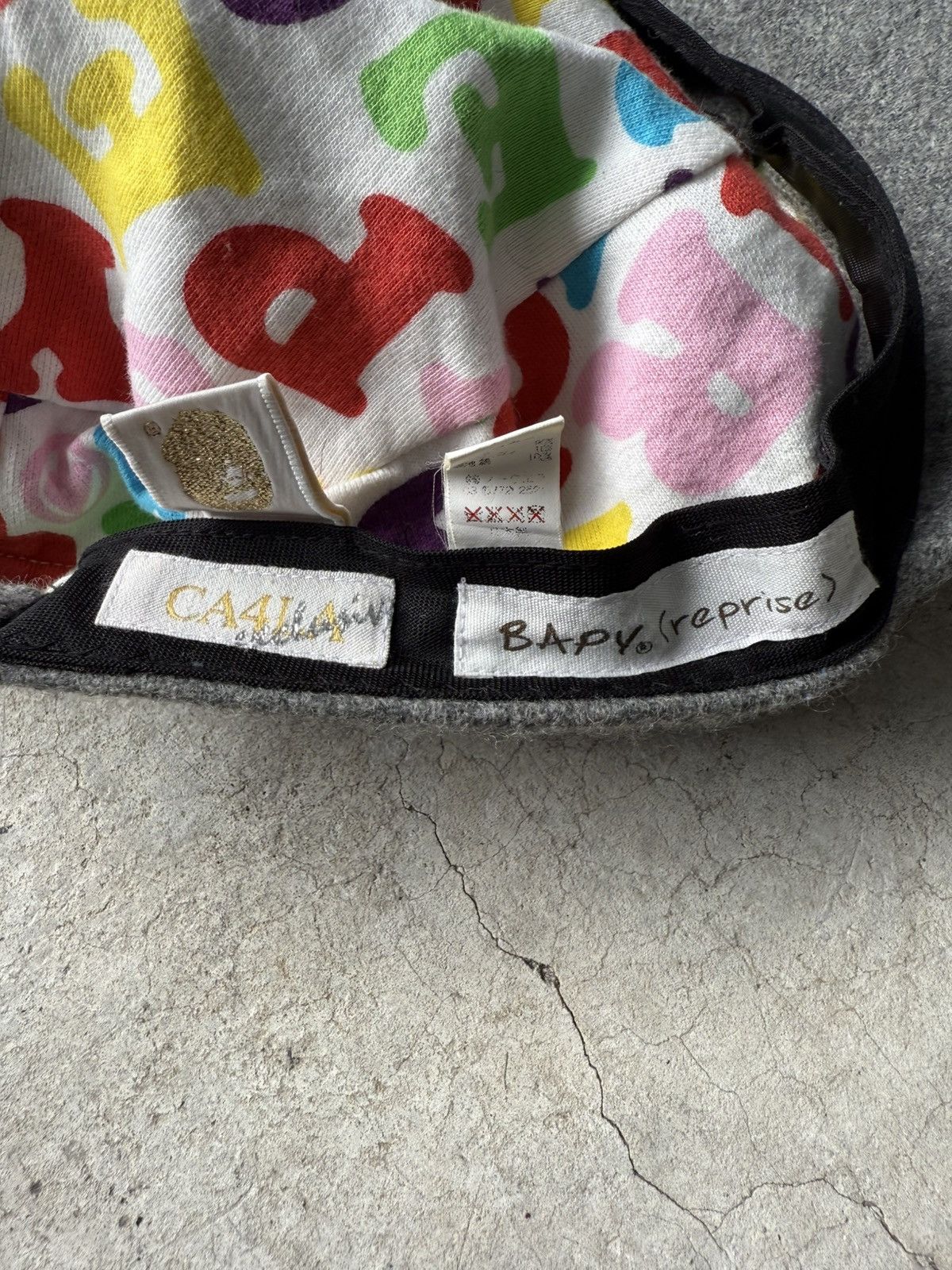 CA4LA Vintage CA4LA x Bathing ape baby Reprise Toshi Wool Cap Size ONE SIZE - 6 Thumbnail