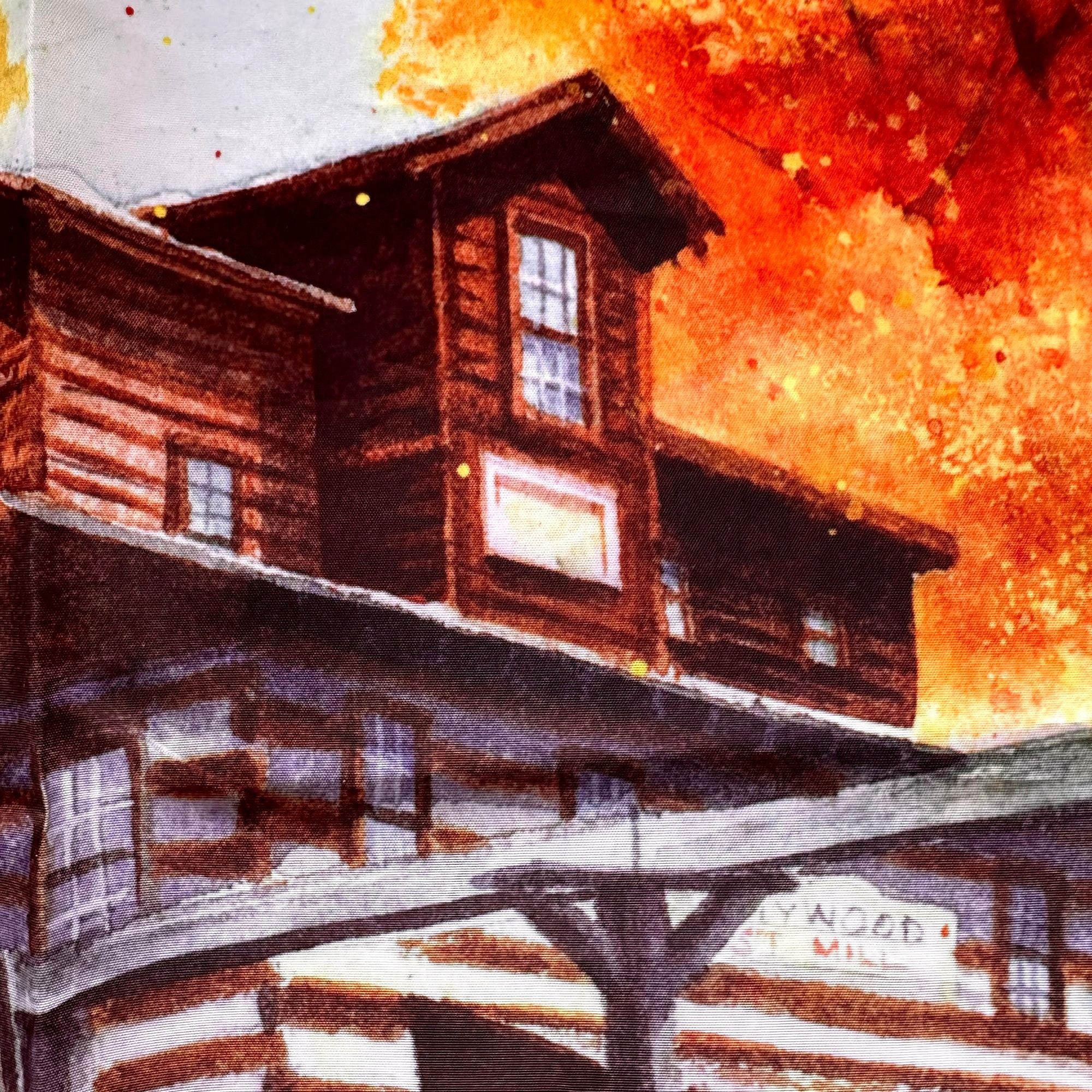 Evergreen Dollywood Grist Mill House Flag Evergreen 37 in x 26 in Ten Size ONE SIZE - 3 Thumbnail