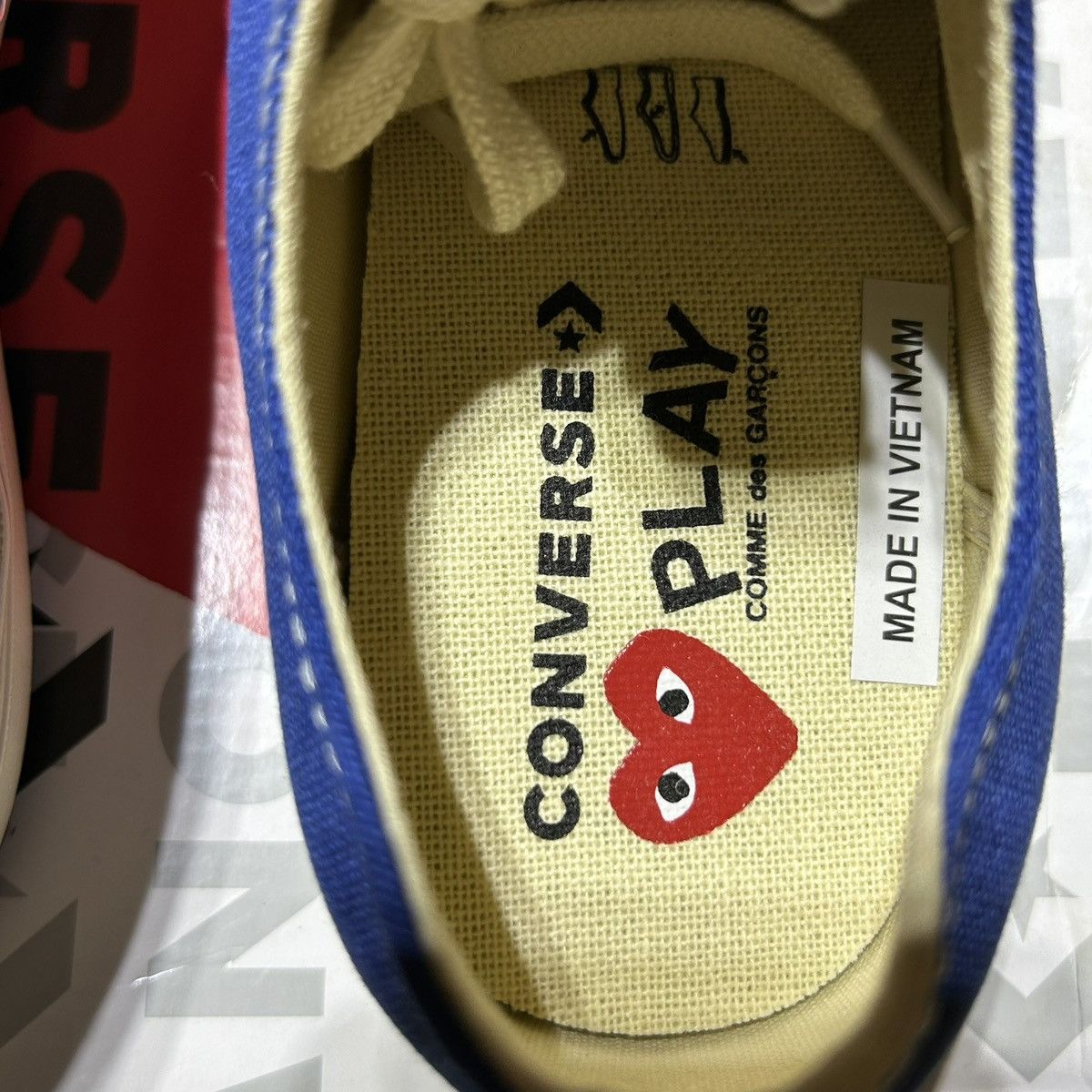 Comme des Garcons PLAY × Converse Converse Chuck Taylor Low x CDG Comme Des Garcons Sz 10 NEW Size US 10 / EU 43 - 6 Thumbnail