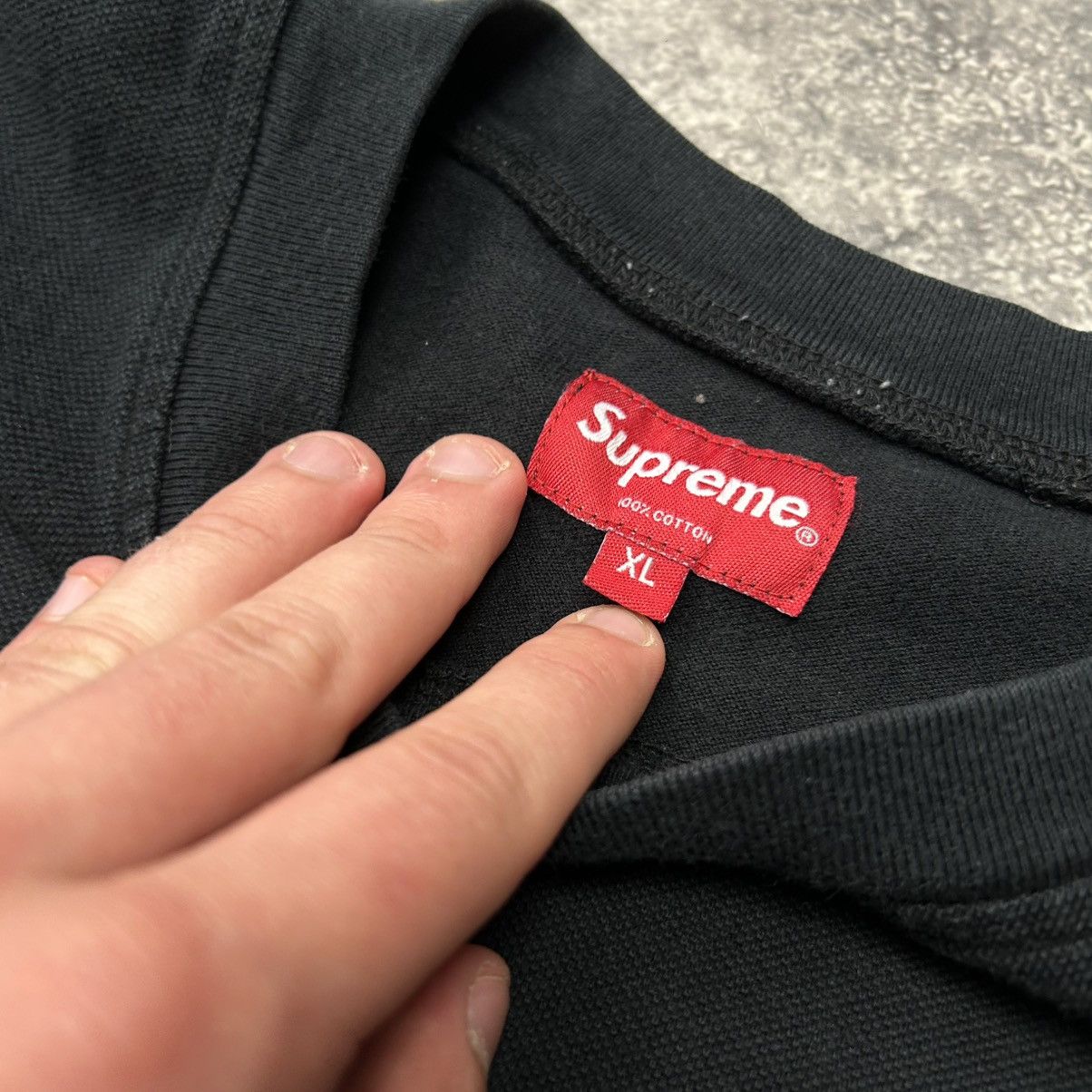Supreme Mens Supreme Small logo Streetwear y2k basic tee Size US XL / EU 56 / 4 - 5 Thumbnail