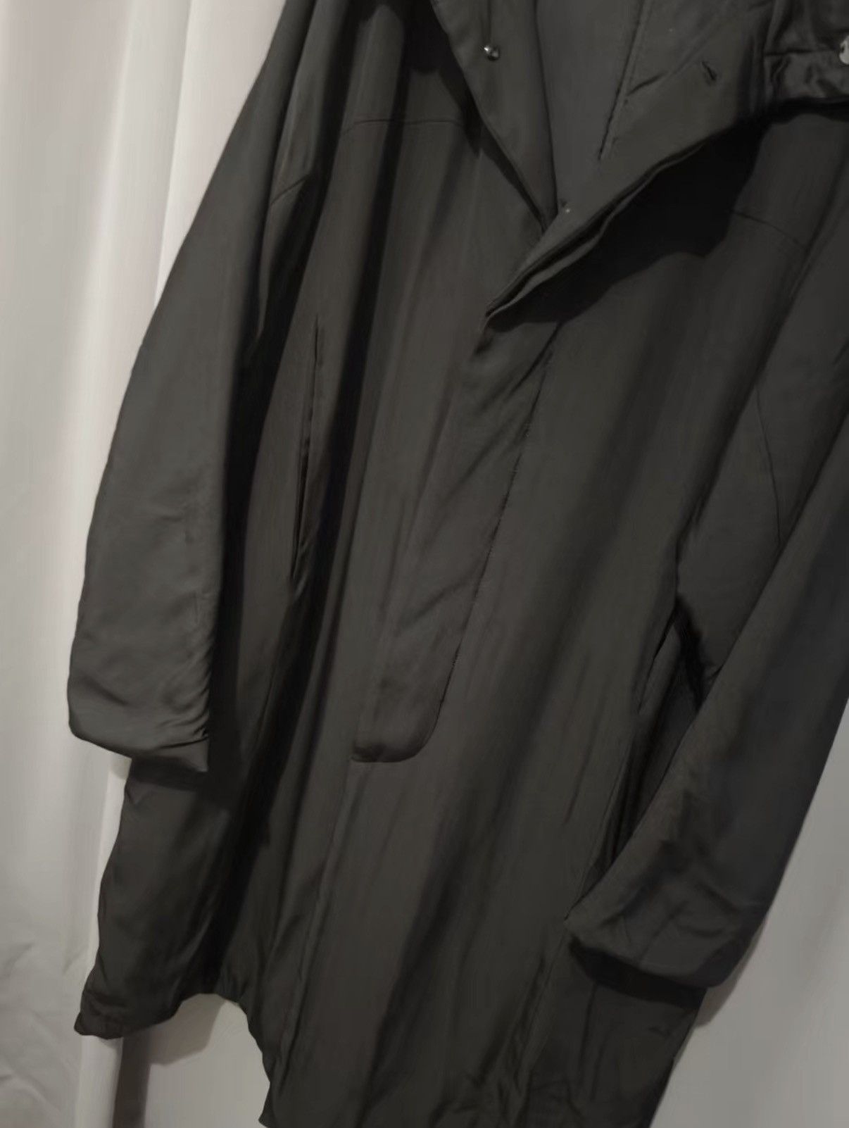 Yohji Yamamoto Yohji Yamamoto Quilted Silk Autumn/Winter Cape Coat Size US M / EU 48-50 / 2 - 5 Thumbnail