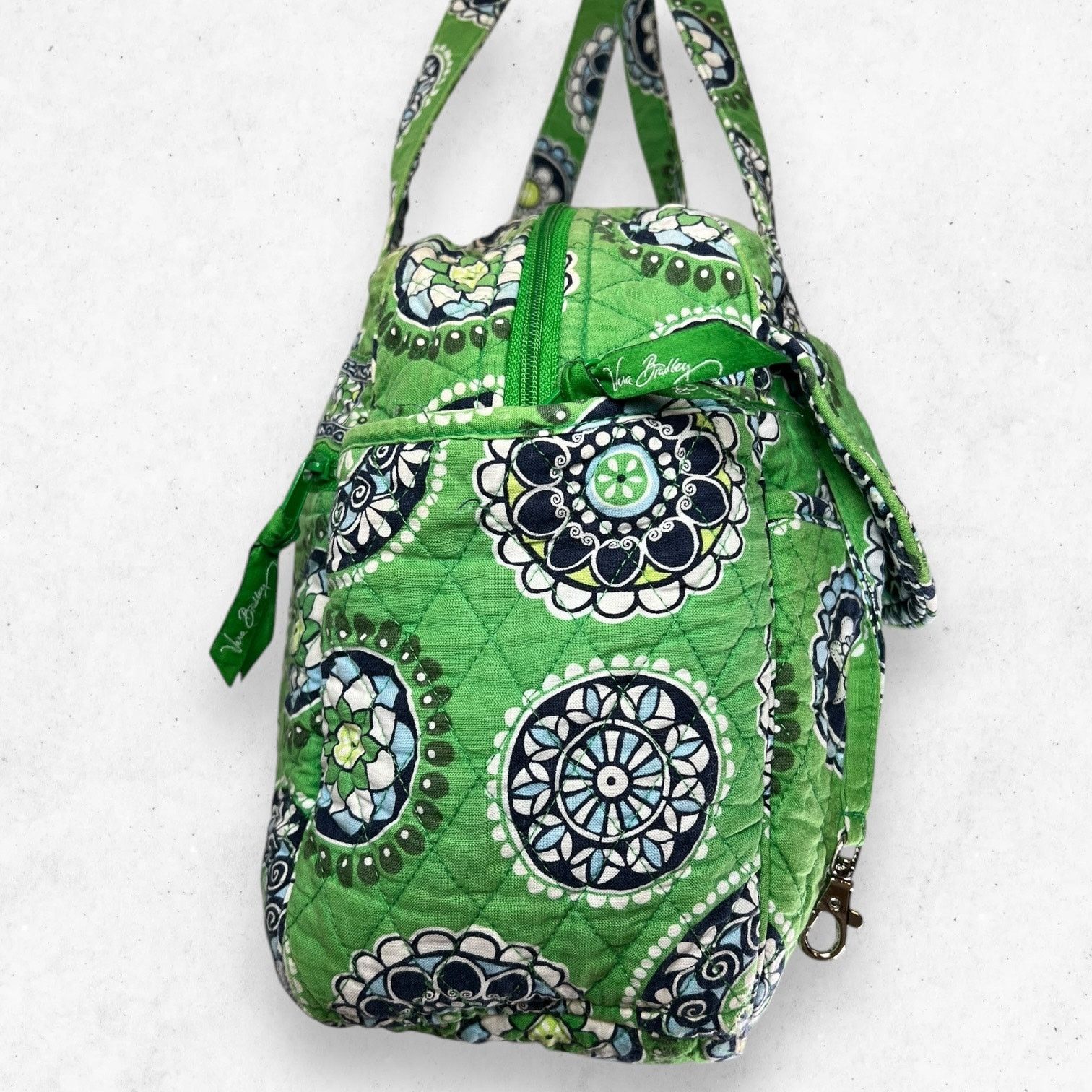 Vera Bradley Vera Bradley Cupcakes Green Retired Pattern Duffel DAMAGED Size ONE SIZE - 6 Thumbnail
