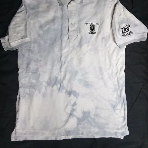 Vintage Vintage Nicklaus Oregon Classic Golf Tie Dye Polo Shirt Size US L / EU 52-54 / 3 - 3 Thumbnail