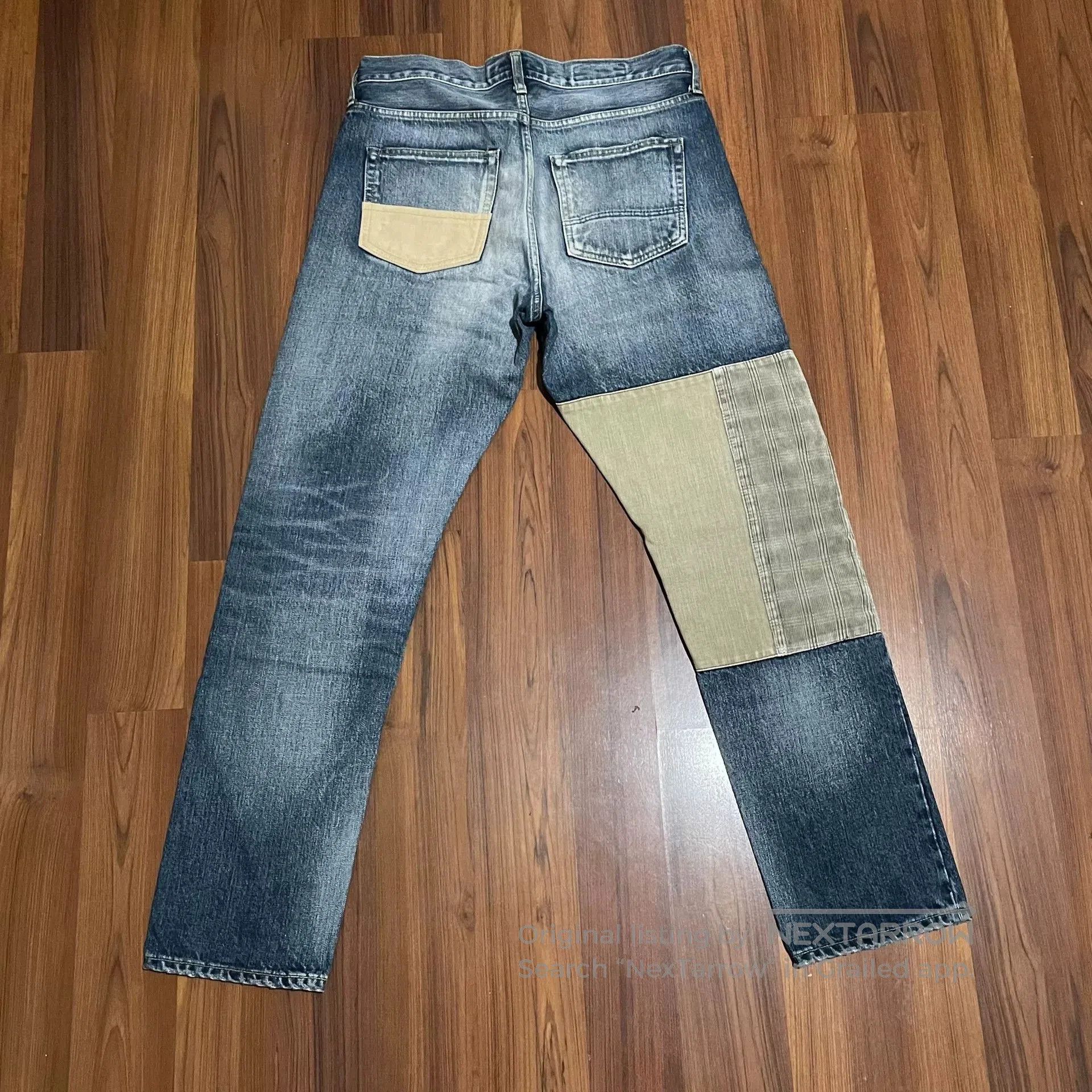 FDMTL FDMTL Patchwork Tiger Stripe Corduroy Jeans. Size US 26 / EU 42 - 2 Thumbnail