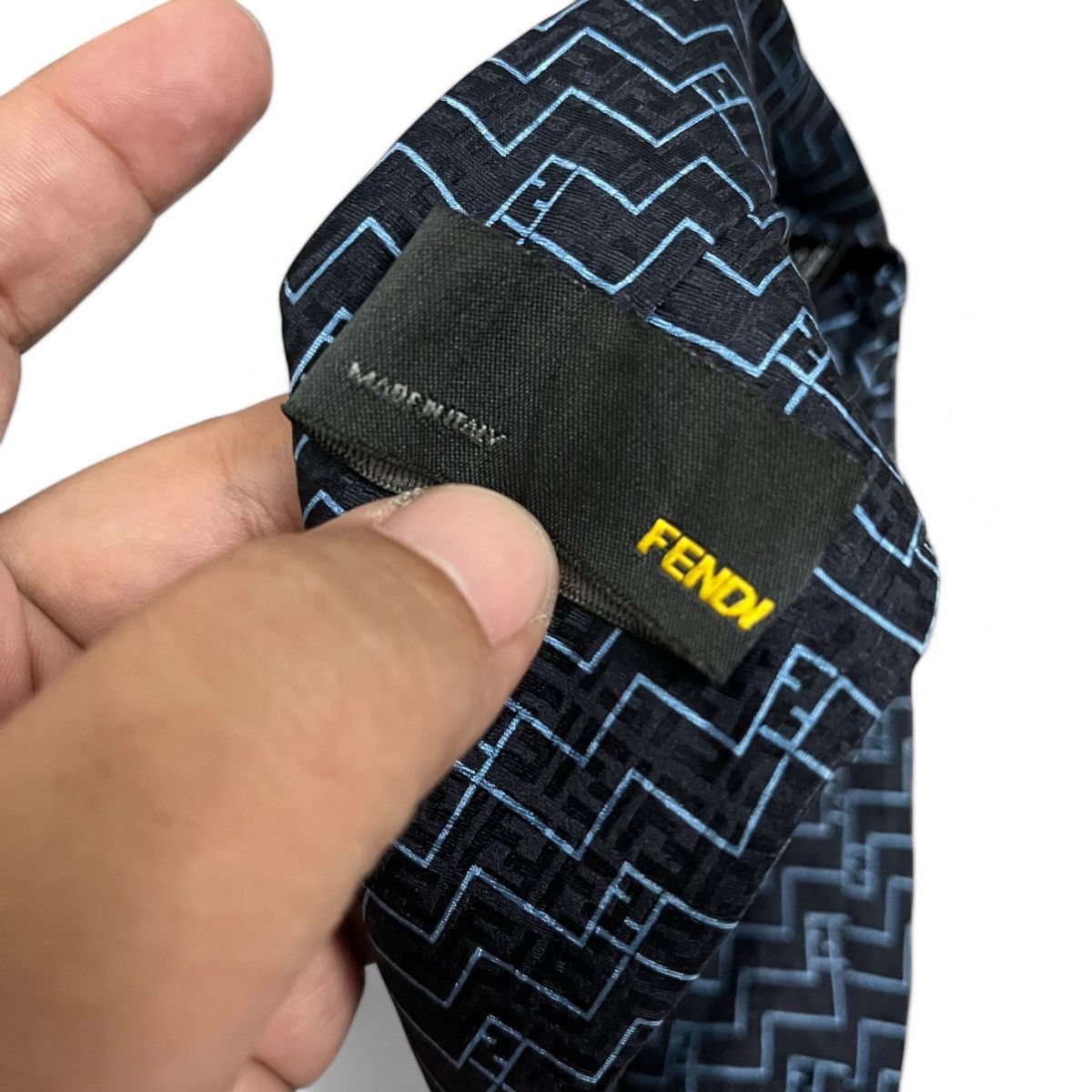 Fendi Fendi monogram ties Size ONE SIZE - 3 Thumbnail