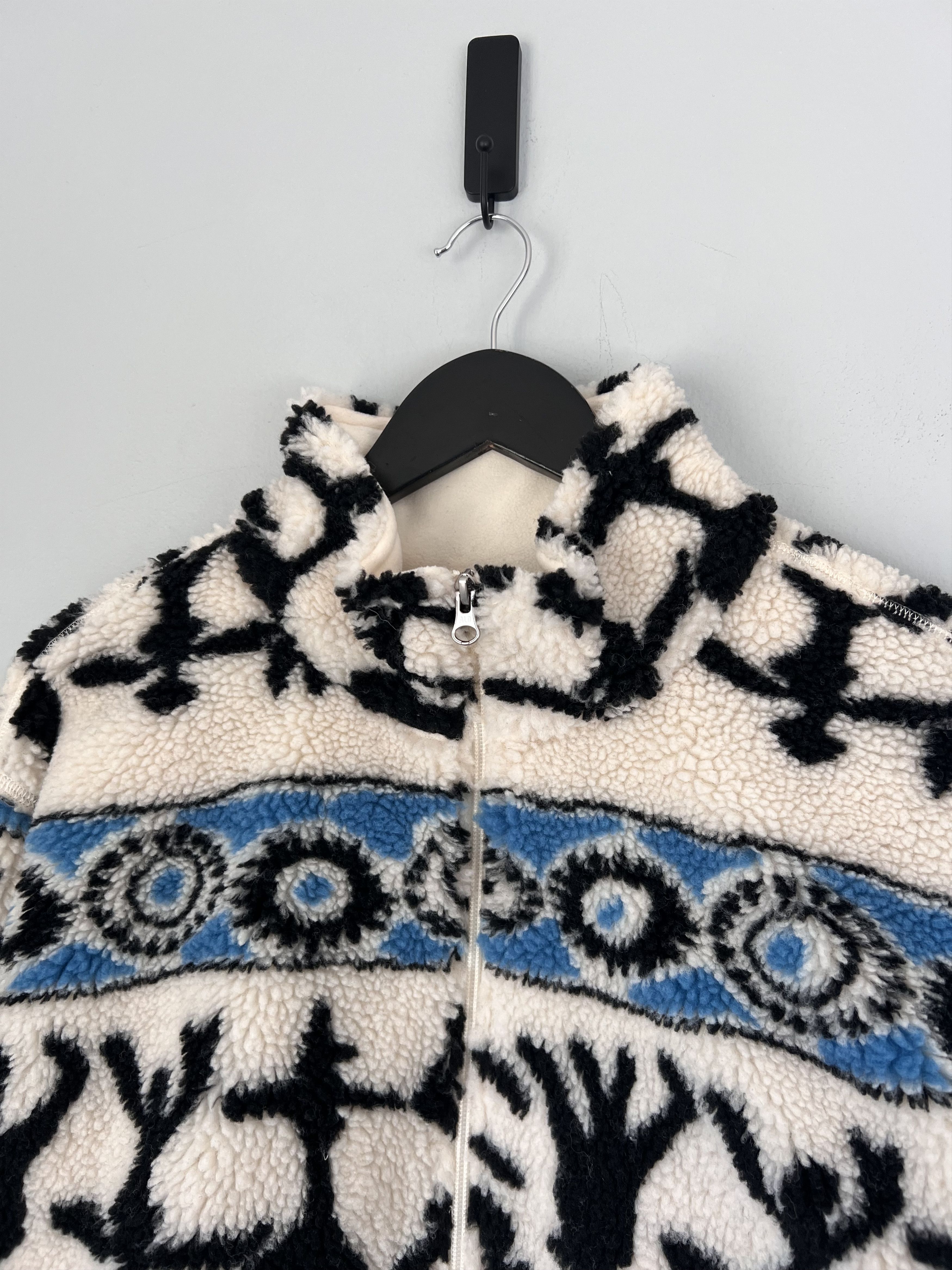 Aime Leon Dore Aime Leon Dore Heritage Fleece Jacket in Cream Size US XL / EU 56 / 4 - 2 Thumbnail