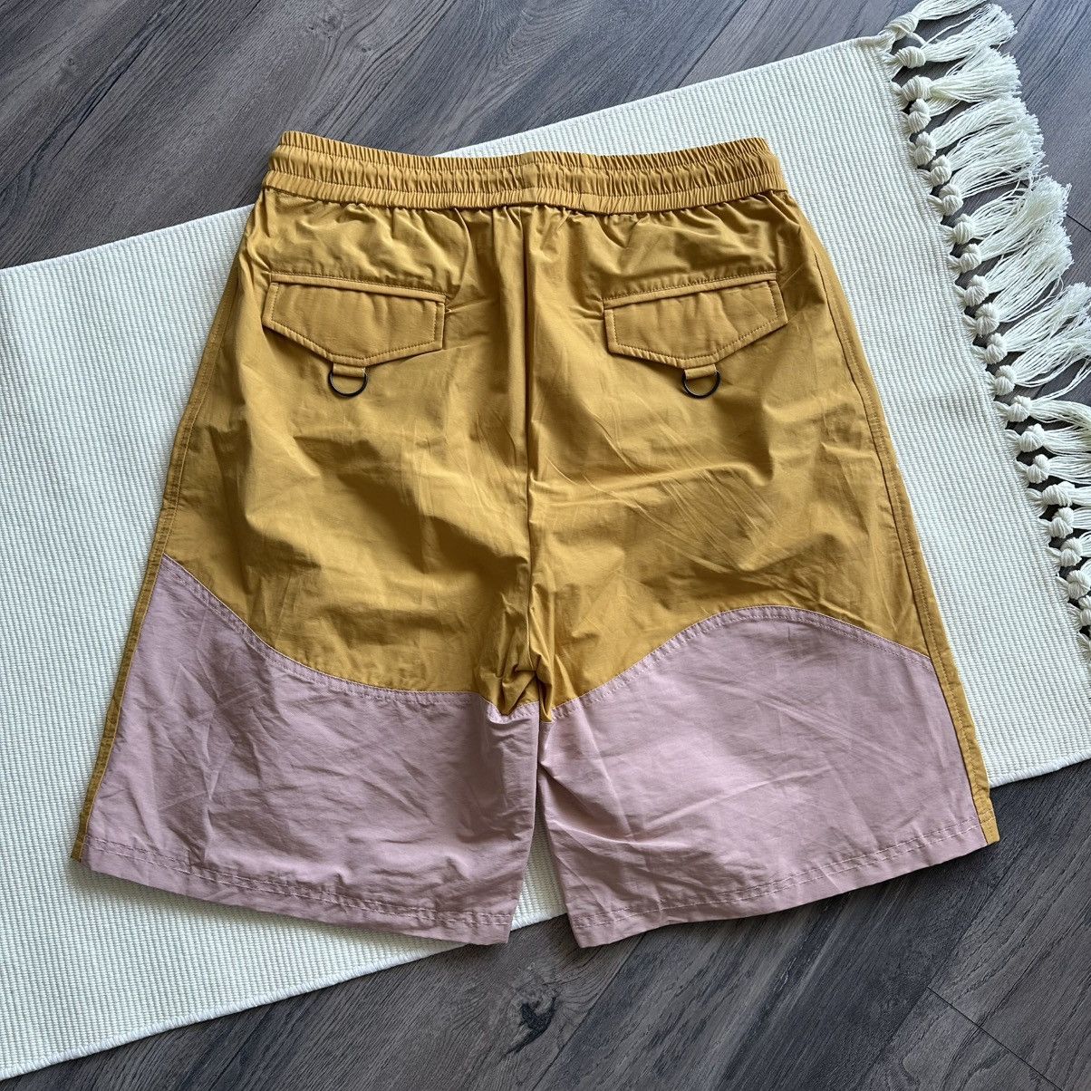 Pyer Moss Pyer Moss Yellow and Pink Wave Track Shorts Size US 31 - 7 Thumbnail