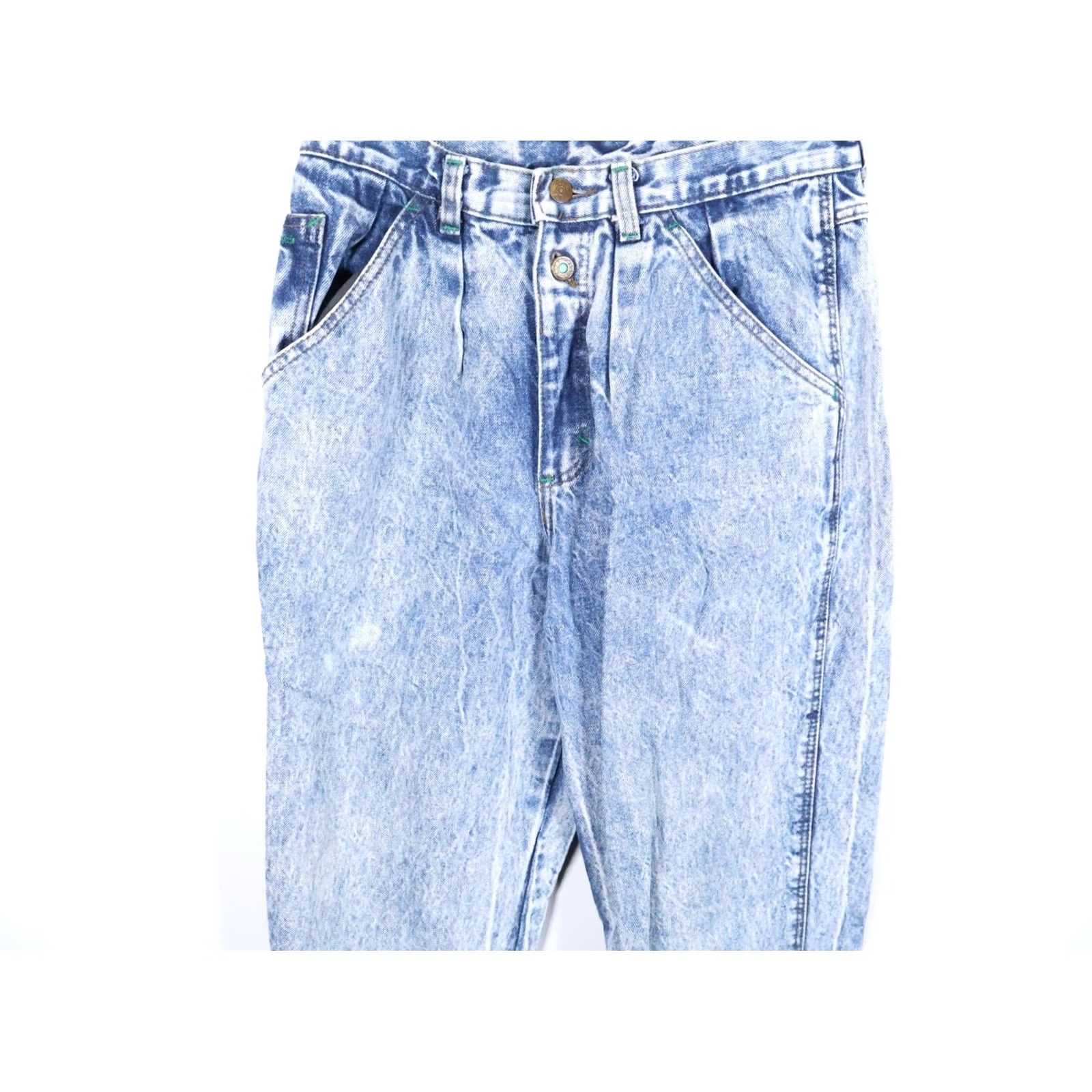 Vintage VINTAGE ZENA Jeans 80s 90s Classic Hipster Retro Women's 12 (28/28) Blue Acid Wash High Waisted Mom Denim Shipped Free Second Item Size 34" / US 12 / IT 48 - 4 Thumbnail