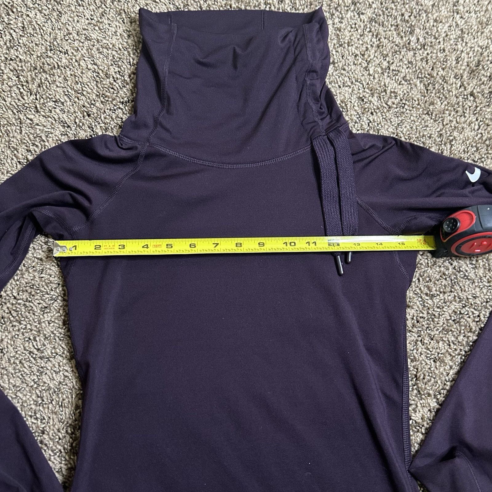 Nike Nike DriFit Womens Pullover Infinity Neck Tie Top -Purple Size S / US 4 / IT 40 - 9 Thumbnail