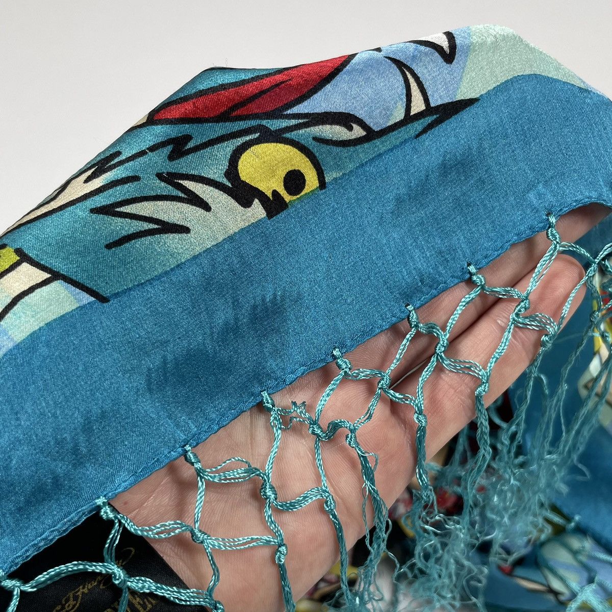 Ed Hardy Ed Hardy Christian Audigier Silk Scarf “Death or glory “ Size ONE SIZE - 11 Thumbnail