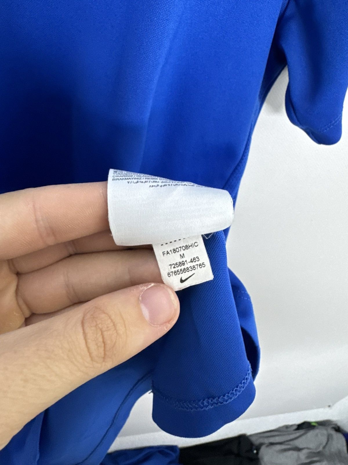Nike NIKE FC CHELSEA LONDON TRAINING SOCCER JERSEY FOOTBALL SHIRT Size US M / EU 48-50 / 2 - 10 Thumbnail