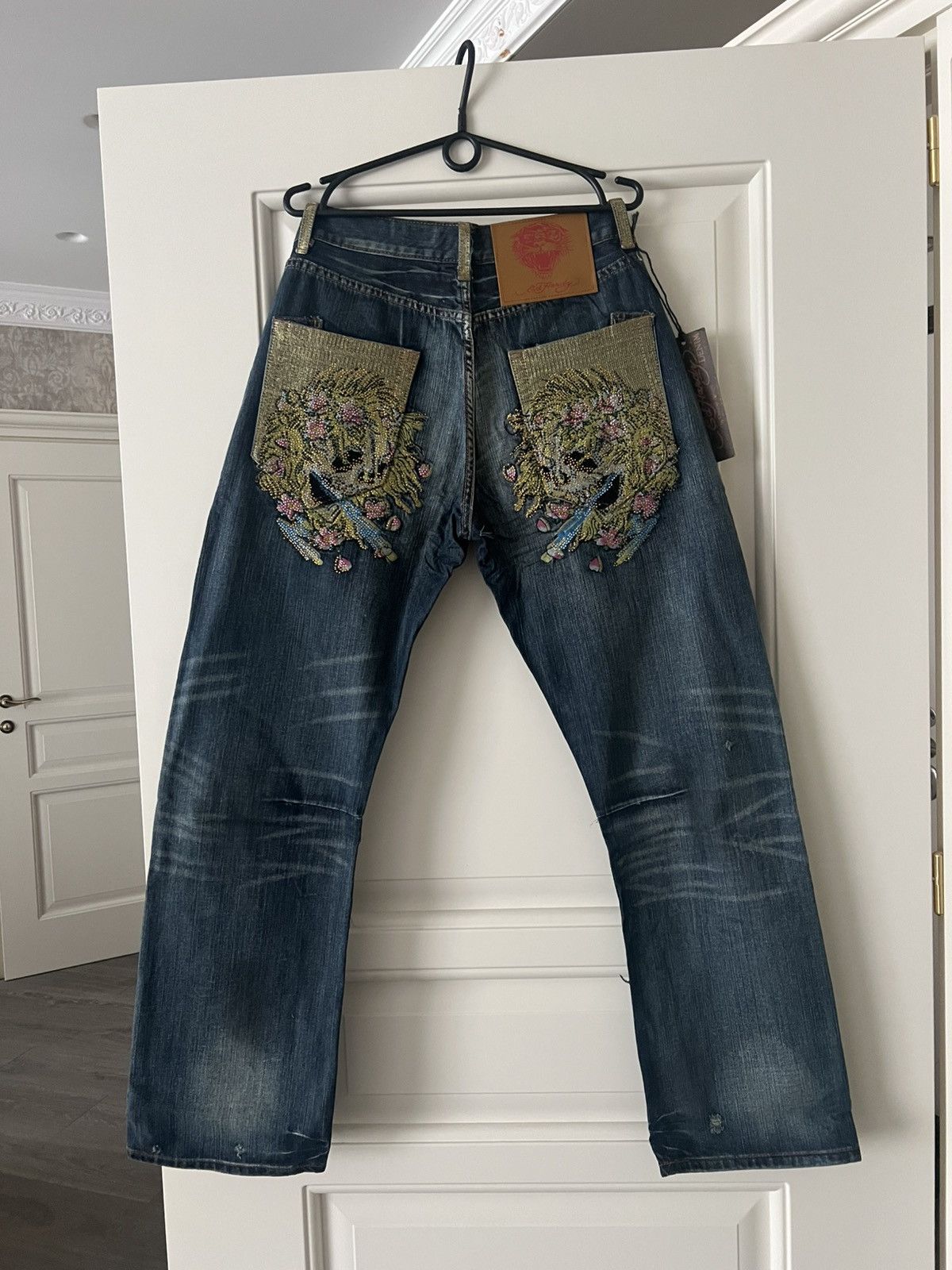 Ed Hardy Vintage 💥 Ed Hardy Jeans by Christian Audigier Pants Size US 32 / EU 48 - 1 Thumbnail