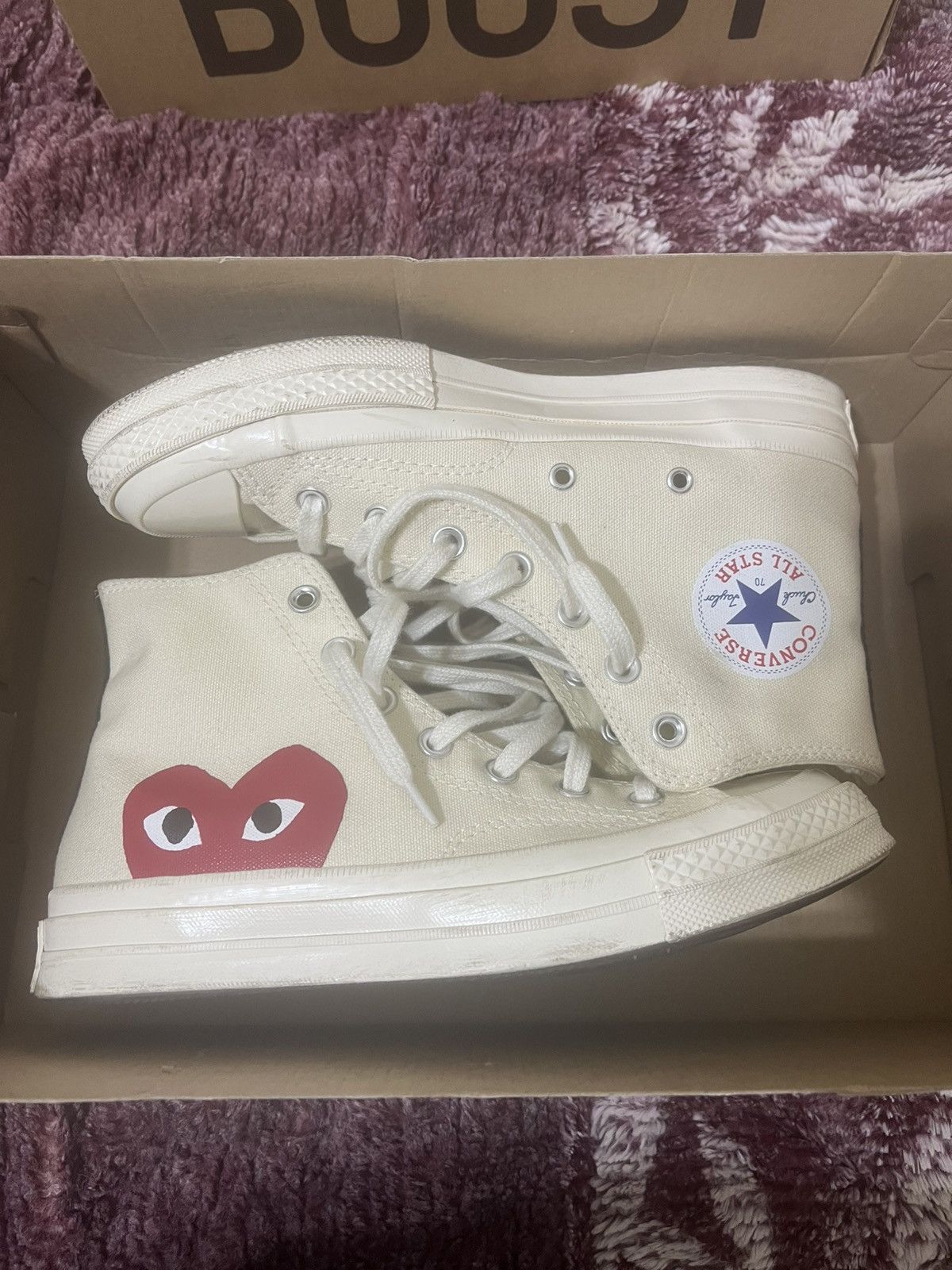 Comme des Garcons PLAY × Converse CDG Converse High Top Size US 8 / IT 38 - 6 Thumbnail