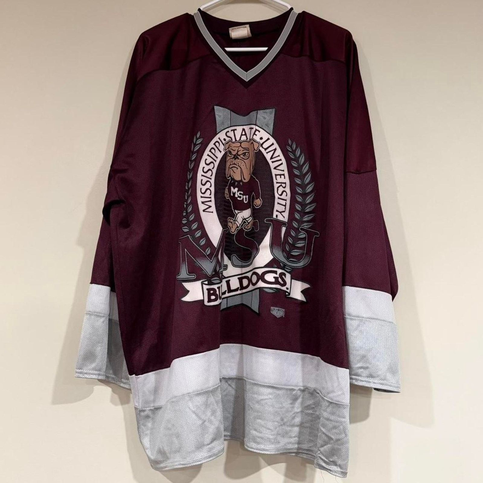 Other Vintage Mississippi State University Bulldogs Hockey Jersey Size US XL / EU 56 / 4 - 1 Thumbnail