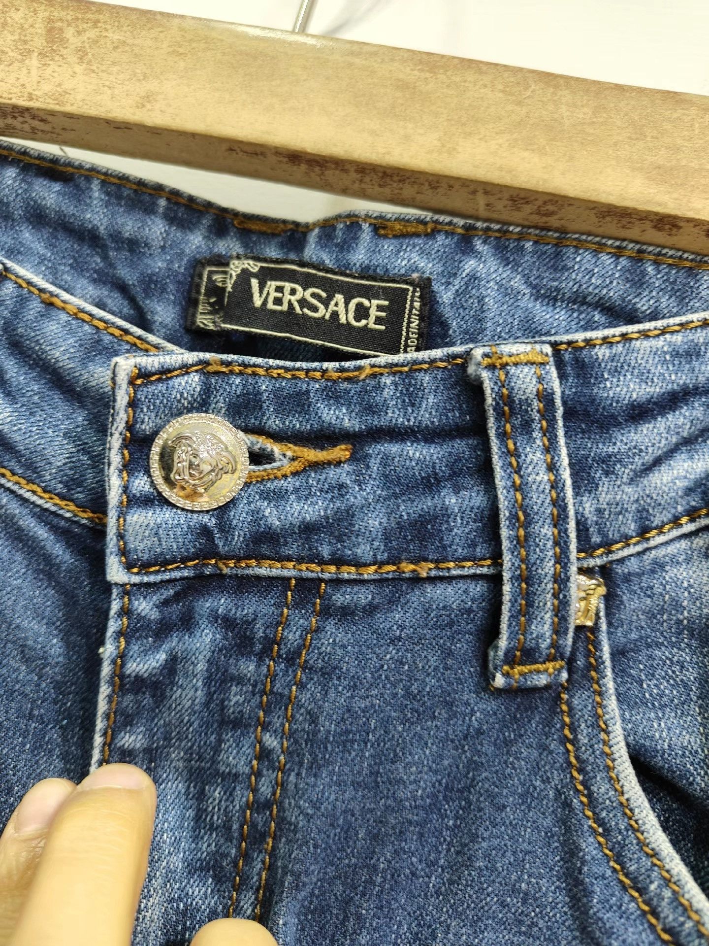 Versace VERSACE Men's Jeans K29 Size US 29 - 4 Thumbnail