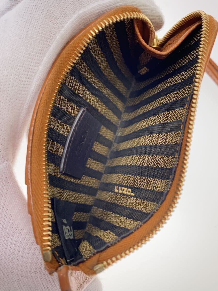 Fendi Fendi Leather Card Case Brown Size ONE SIZE - 4 Thumbnail