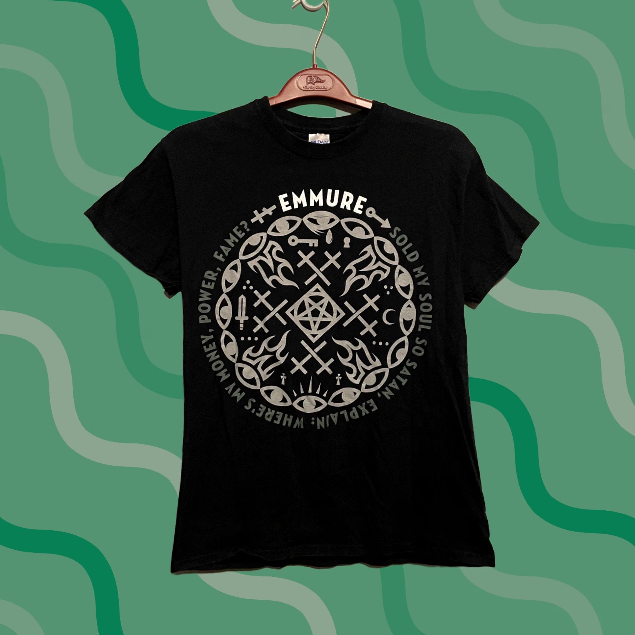 Gildan Emmure Sold My Soul So Satan T-Shirt Black M Mens/Unisex T-Shirt Band Metal Gildan Cotton Short Sleeve Crew Neck 2010-2019 Size US M / EU 48-50 / 2 - 1 Thumbnail