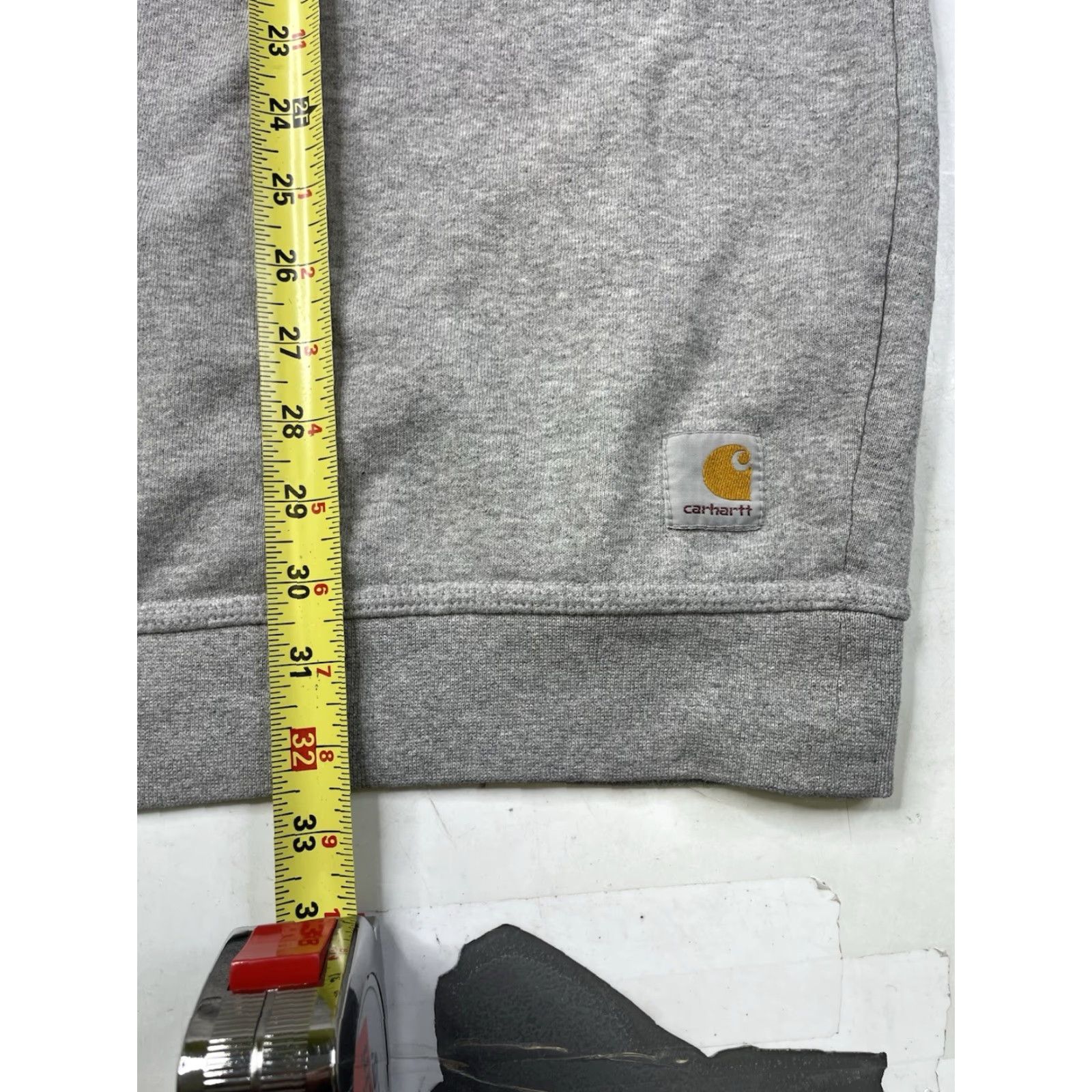Carhartt VINTAGE Carhartt Mens XL Tall Midweight Crewneck Sweatshirt K124 Loose Fit Heather Gray Size US XL / EU 56 / 4 - 3 Thumbnail