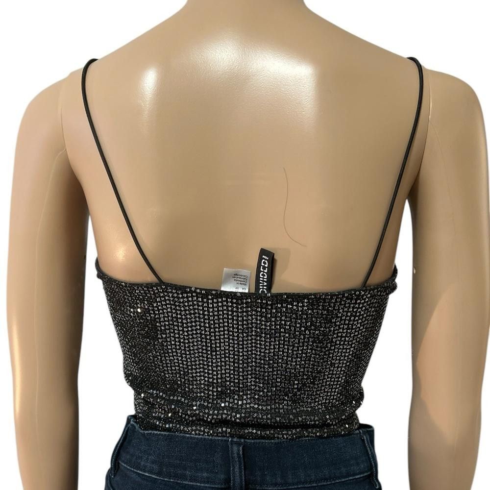 Divided Divided Sequin Crop Top Size XS / US 0-2 / IT 36-38 - 3 Thumbnail