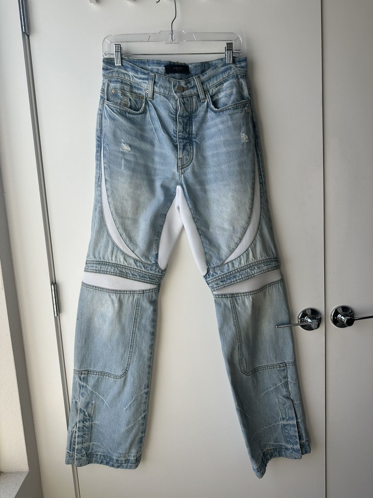 Amiri AMIRI MX3 MOTOCYLE FLARE JEAN Size US 30 / EU 46 - 2 Thumbnail