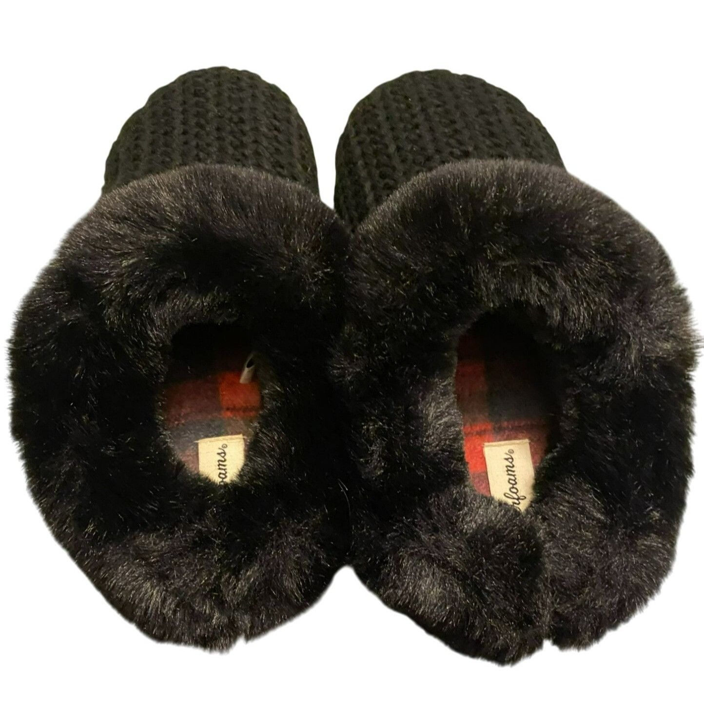 Other Dearfoams Women's Hannah Festive Knit Clog Slippers Small 5- Size US 5 / IT 35 - 2 Thumbnail