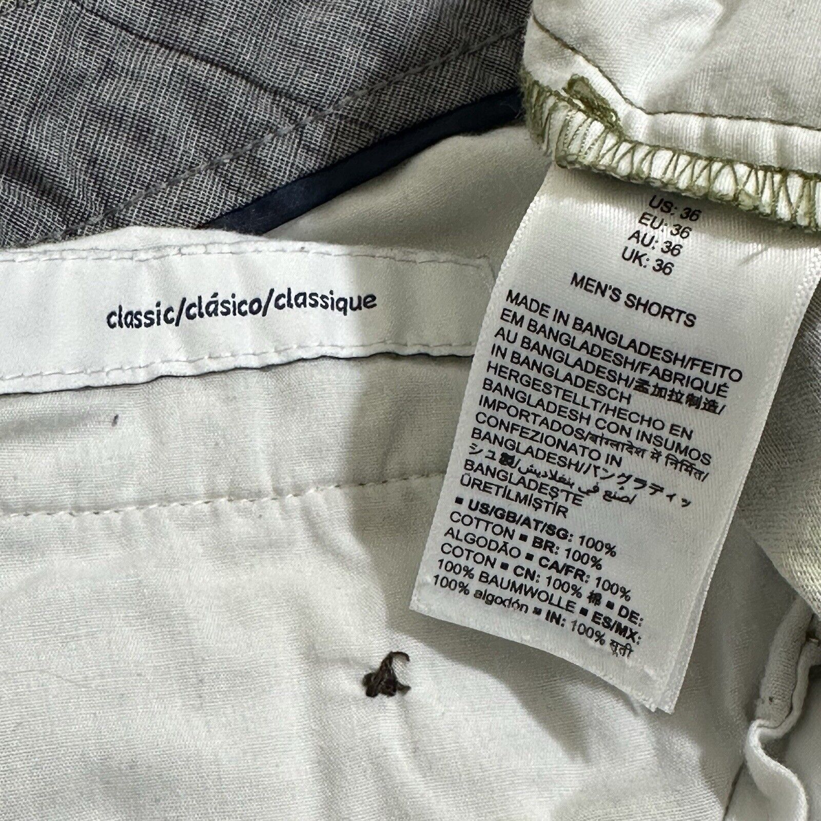 Other Amazon Essentials 36 Kiwi Chino Shorts 8" Fruit Pattern Size US 36 / EU 52 - 7 Thumbnail