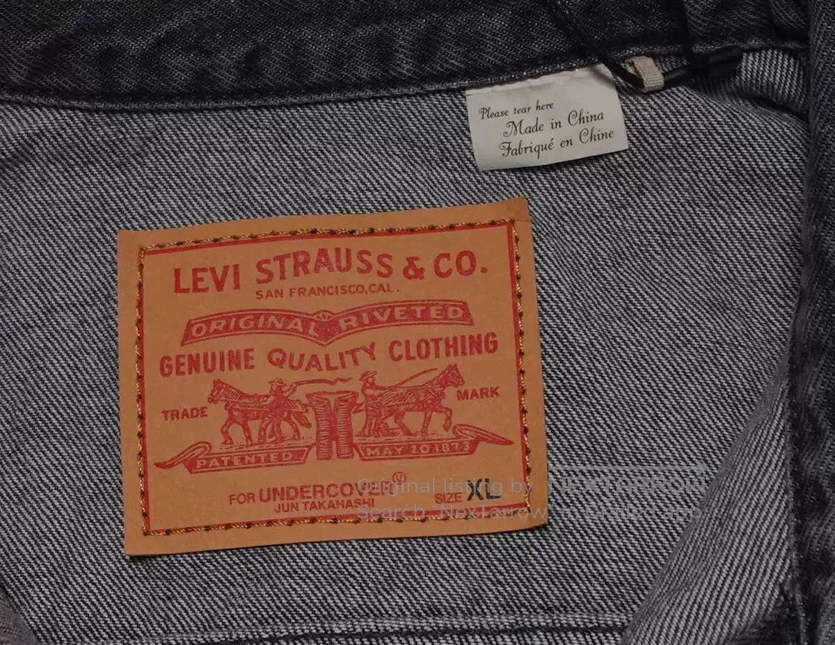 Levi's LEVI'S x UNDERCOVER TYPE I TRUCKER JKT. Size US XL / EU 56 / 4 - 6 Thumbnail