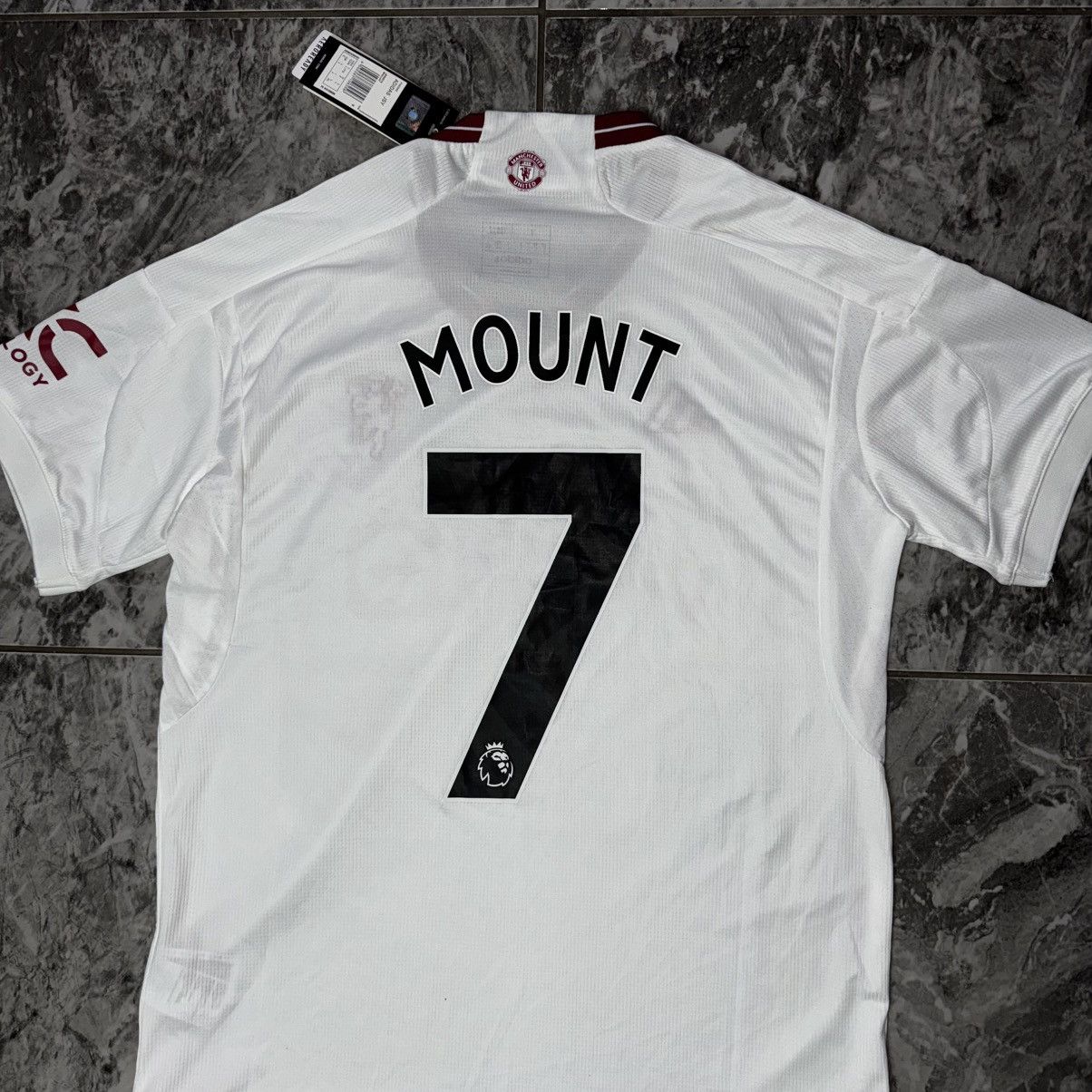 Adidas #7 Mount Adidas Manchester United 23/24 Soccer Jersey Size US L / EU 52-54 / 3 - 5 Thumbnail