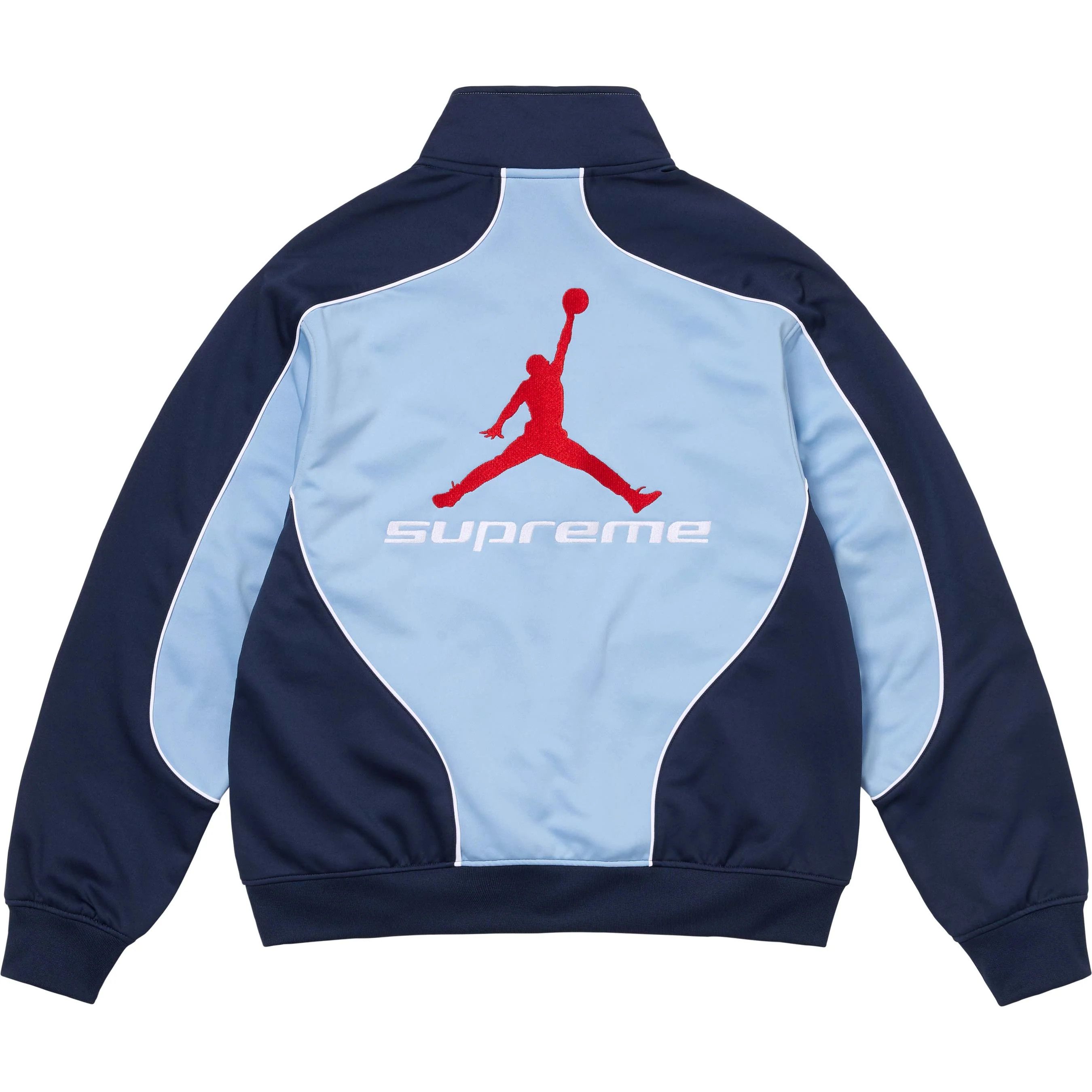 Jordan Brand × Supreme Supreme Jordan Tricot Track Jacket Size US XL / EU 56 / 4 - 2 Thumbnail