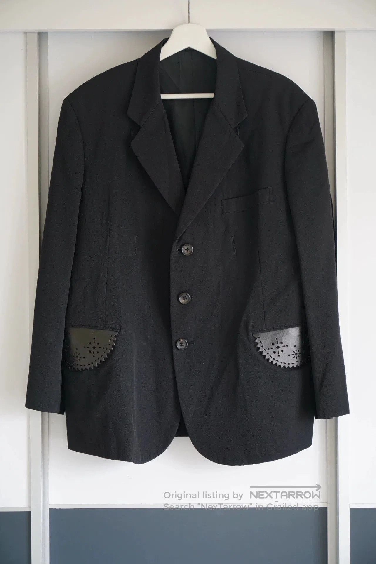 Yohji Yamamoto Yohji Yamamoto Black Spring Summer Blazer. Size US S / EU 44-46 / 1 - 1 Thumbnail