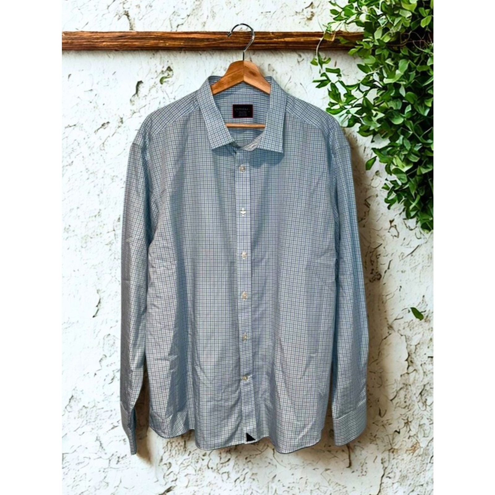 UNTUCKit UNTUCKit Pio Cesare Button Down Shirt 2XL Check Plaid L/S Size US XXL / EU 58 / 5 - 7 Thumbnail