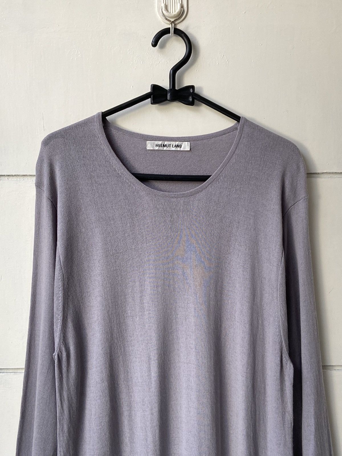 HELMUT LANG Grey Long Sleeve T-shirt