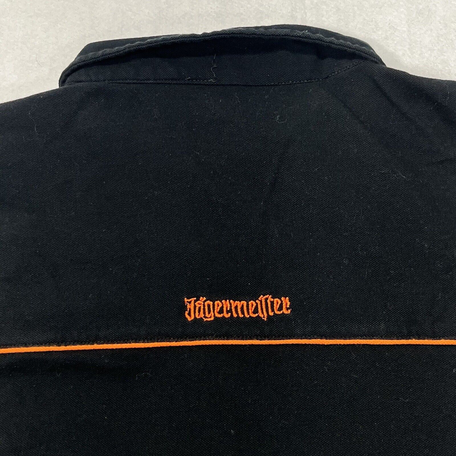 Other Jägermeister Polo Black Orange Digestif Logo Shirt Size US XL / EU 56 / 4 - 12 Thumbnail