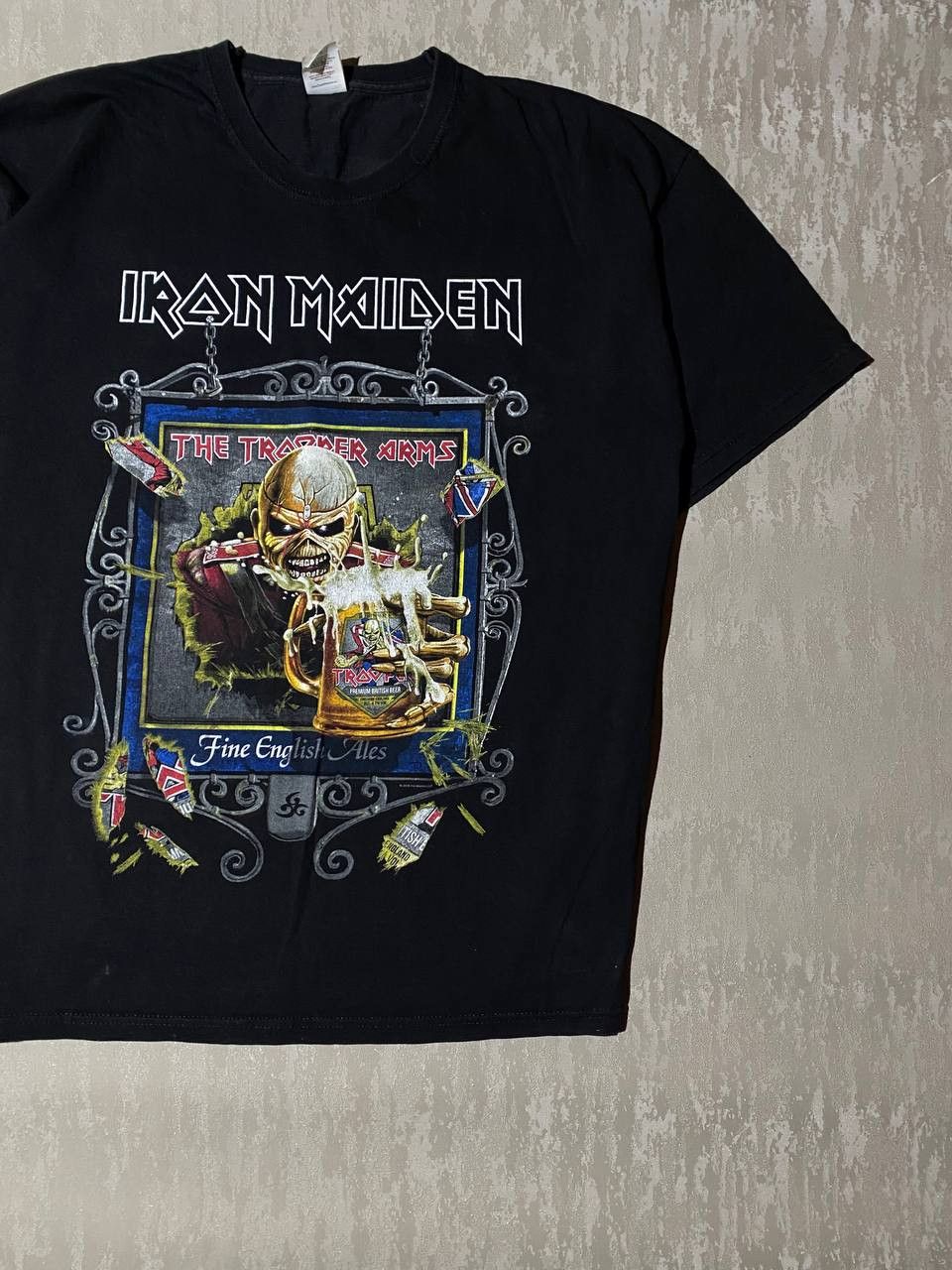 Iron Maiden × Vintage Iron Maiden Tour Shirt The Trooper Arms Legacy of the Beast Size US XXL / EU 58 / 5 - 3 Thumbnail