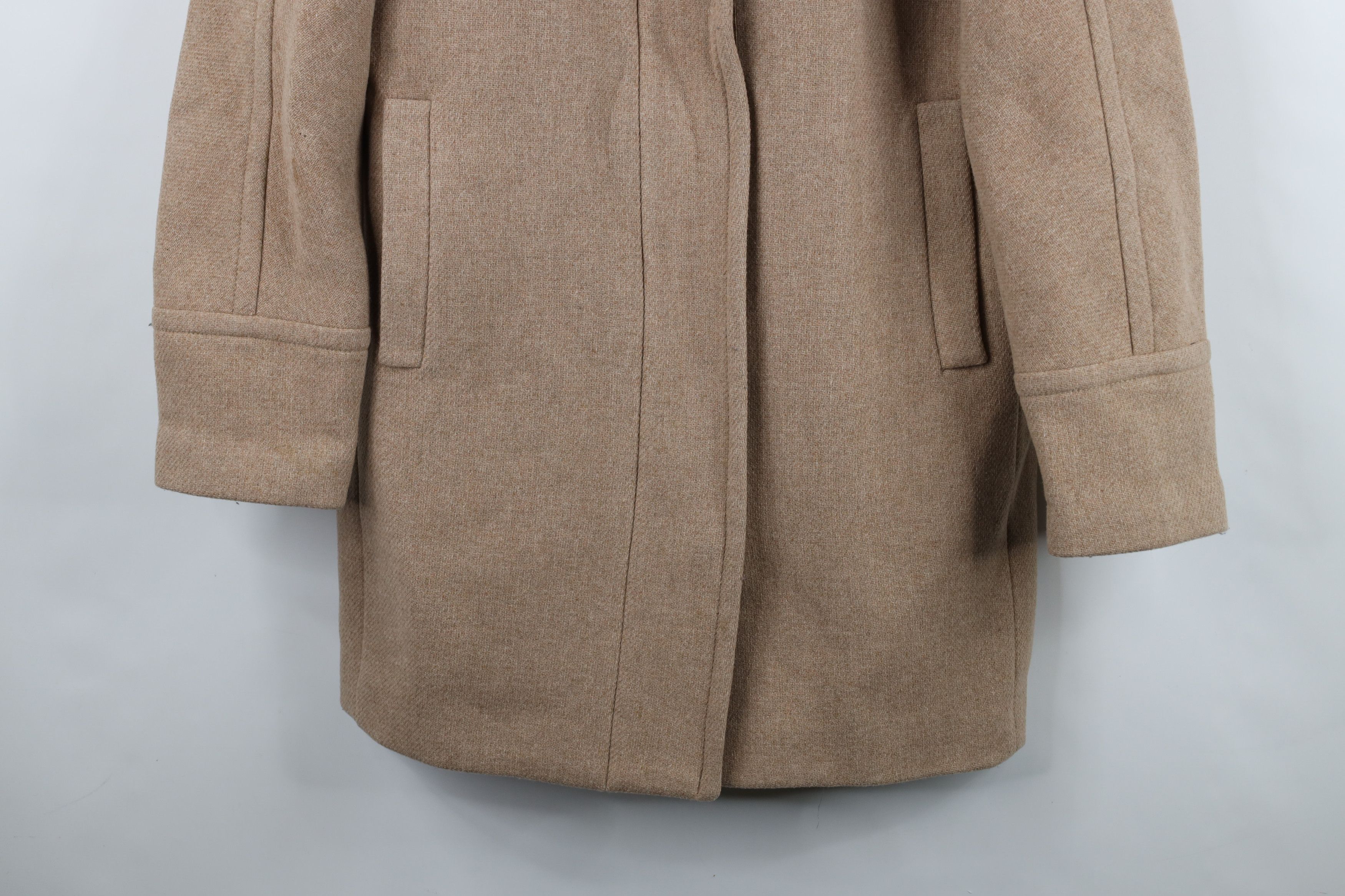 J.Crew J Crew Cloth Nello Gori Cocoon Wool Coat Jacket Beige Size XL / US 12-14 / IT 48-50 - 3 Thumbnail