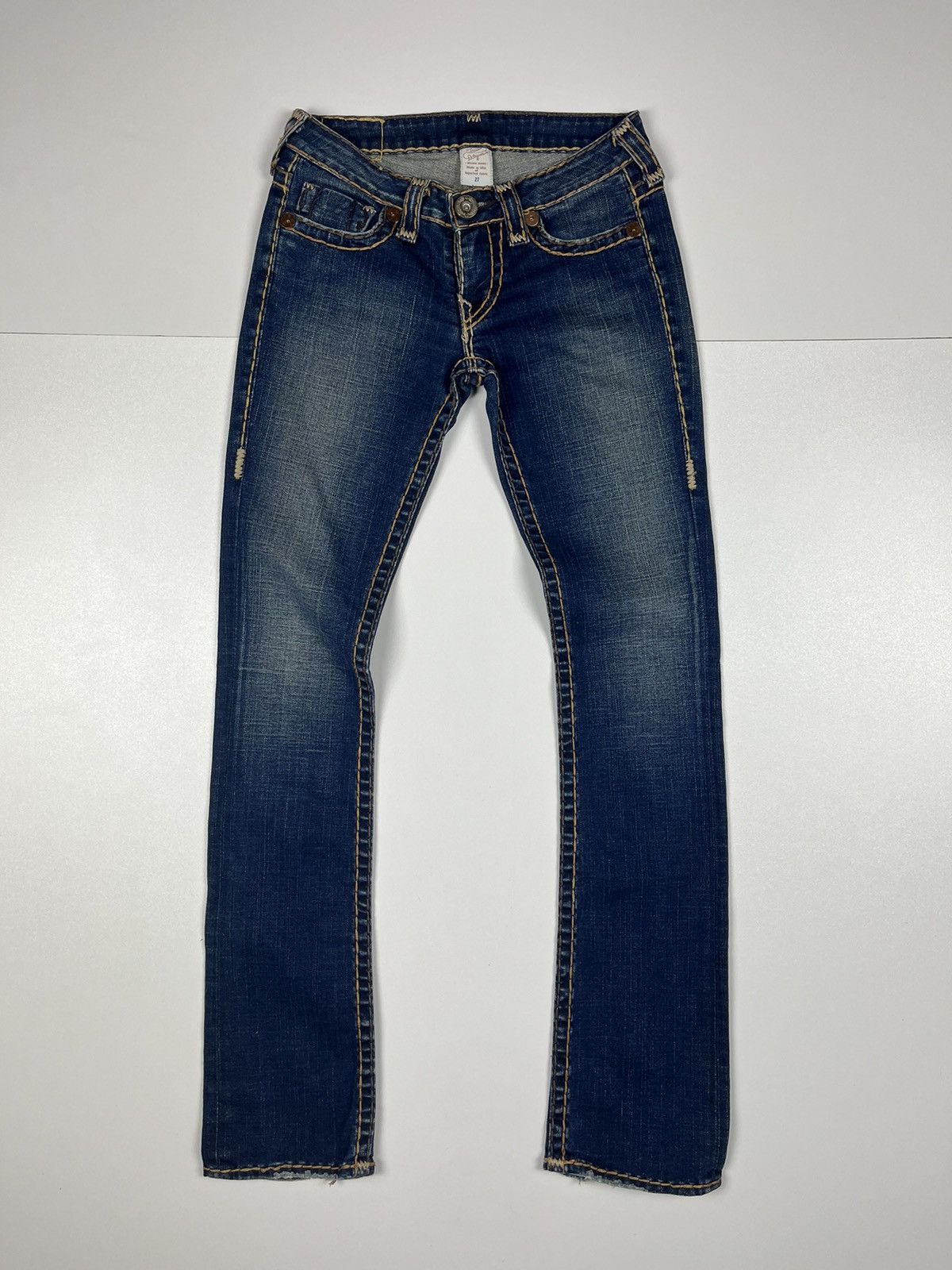 True Religion True Religion vintage USA Low Rise Denim jeans Pants Size 27" / US 4 / IT 40 - 1 Thumbnail