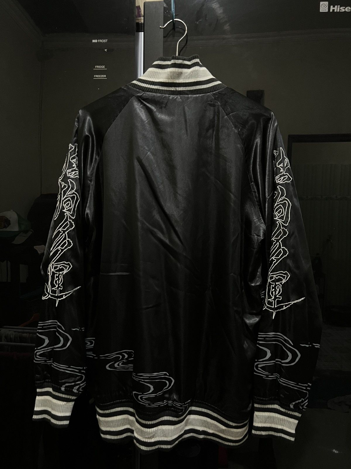 Dogtown Y2K Dog Town Black Dragon Satin Bomber Size US L / EU 52-54 / 3 - 3 Thumbnail