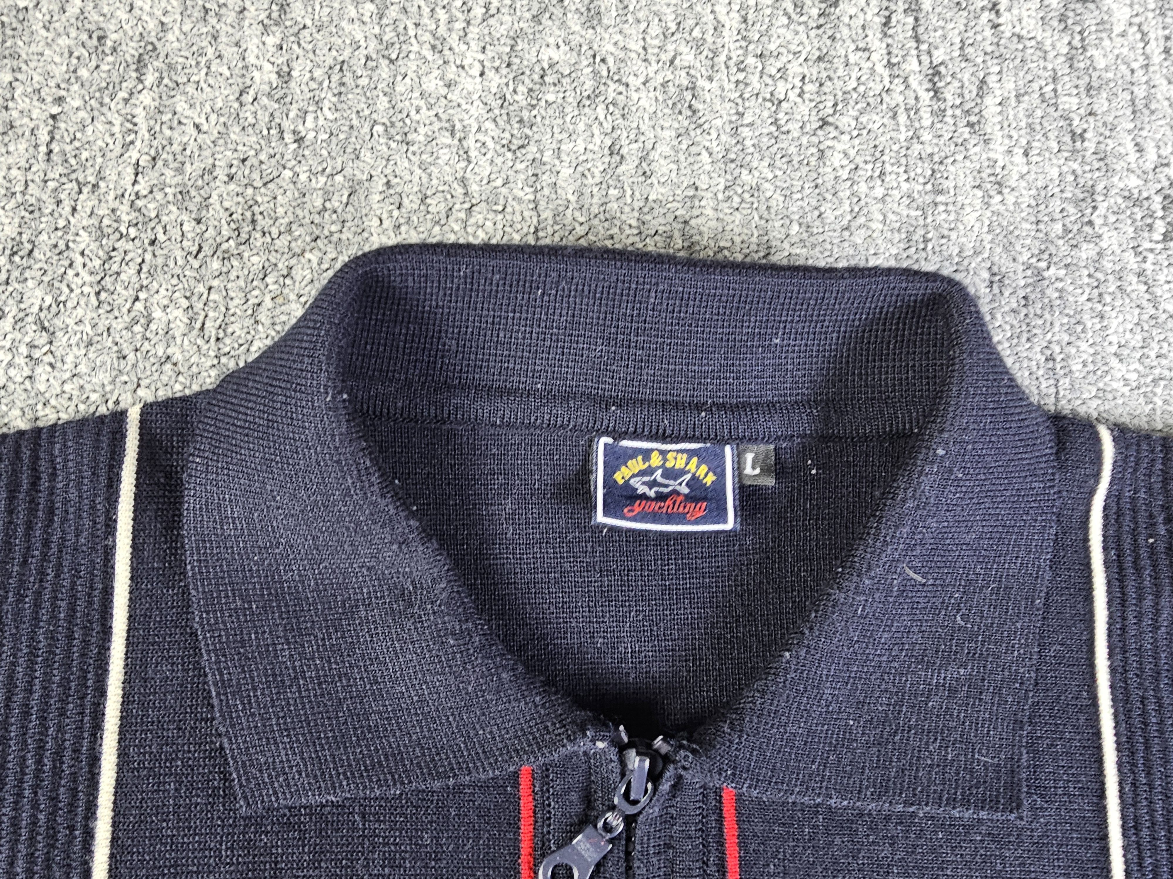 Paul & Shark Paul & Shark Yachting Vintage Quarter Zip Knit Sweater Sz L Size US L / EU 52-54 / 3 - 2 Thumbnail