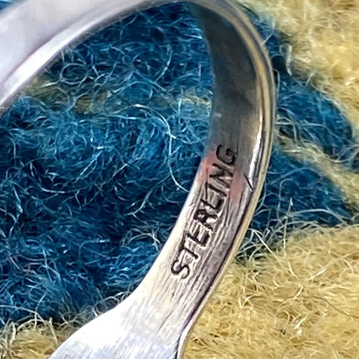 Kapital × Vintage Vtg 60s 70s Bell Trading Navajo Sterling Turquoise Ring Size ONE SIZE - 4 Thumbnail