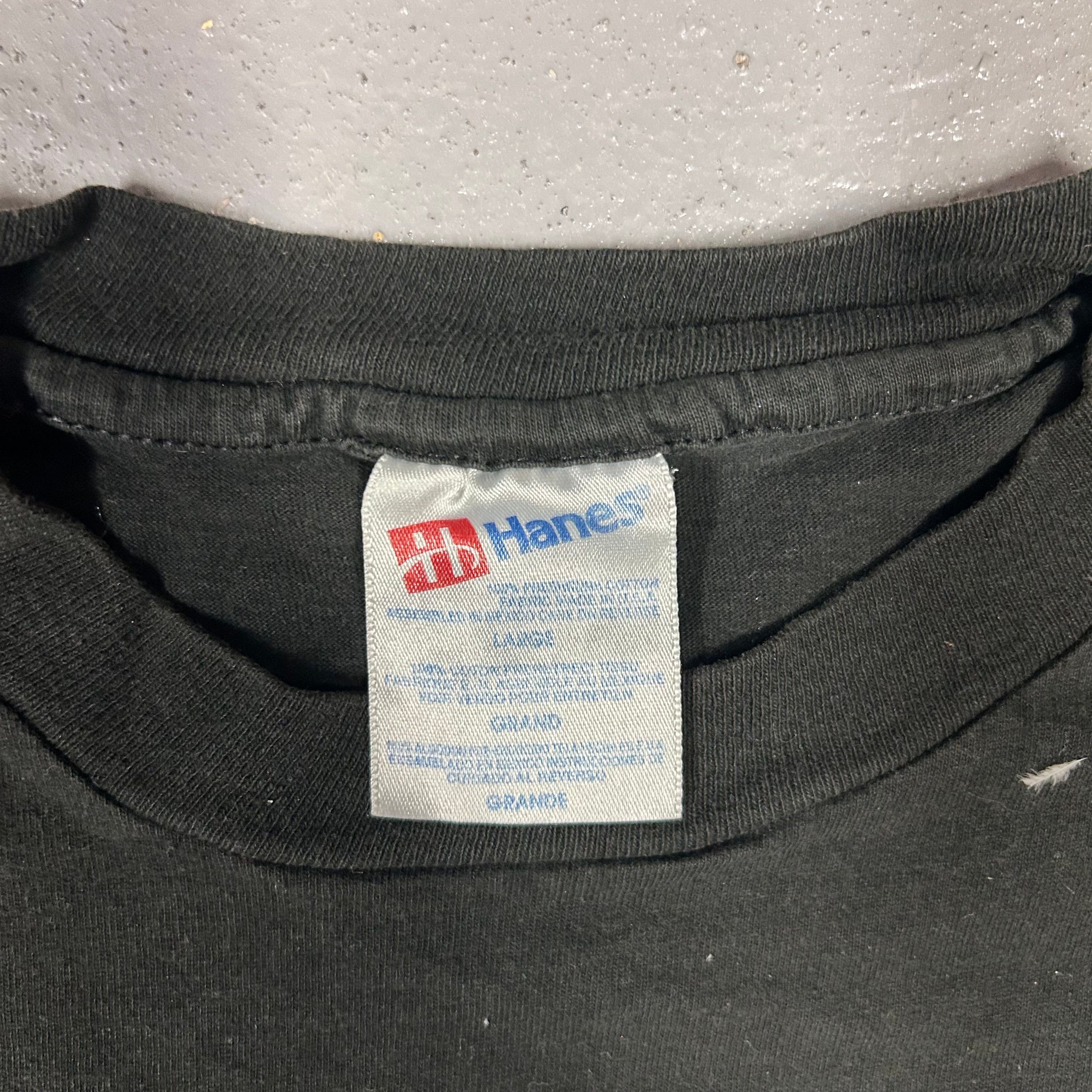 Hanes 90s Vintage Alanis Morissette Swallow It Down 1996 Tour Band T-Shirt Size US M / EU 48-50 / 2 - 3 Thumbnail