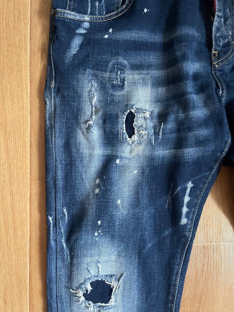 Dsquared2 Dsquared2 Denim Distressed Skater Jean Jeans Size US 38 / EU 54 - 8 Thumbnail